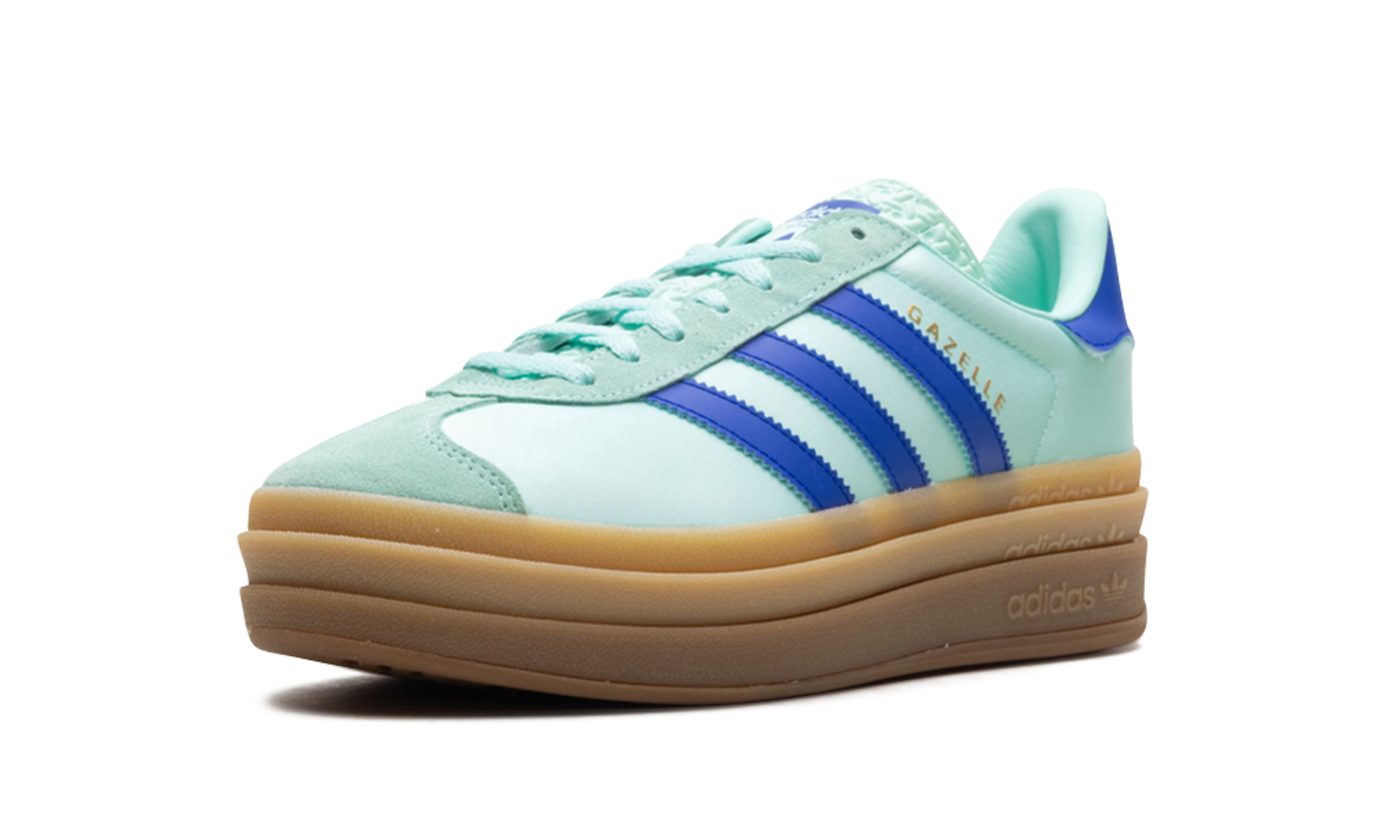 Gazelle Bold Wmns "clear Mint Lucid Blue Gold Metallic" - 4