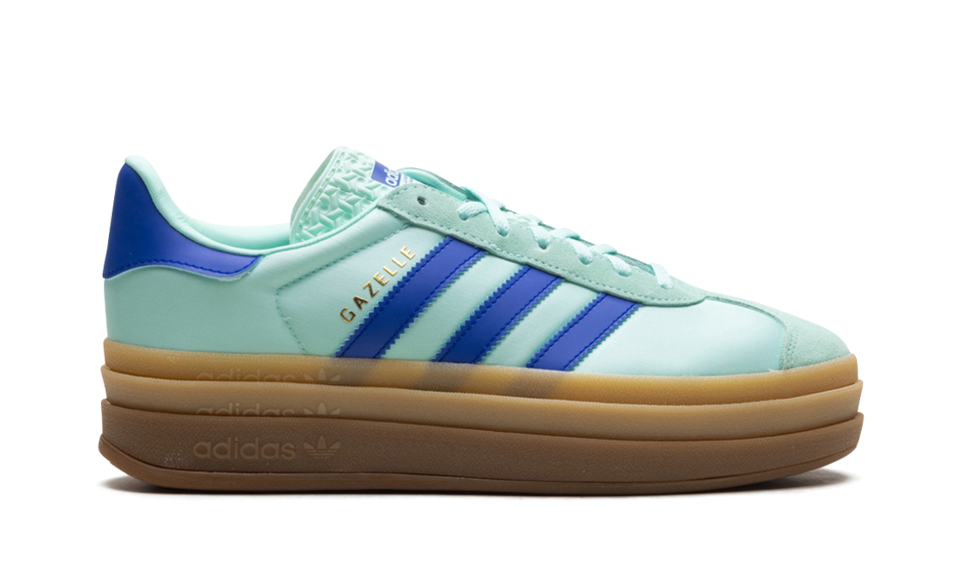 Gazelle Bold Wmns "clear Mint Lucid Blue Gold Metallic" - 6