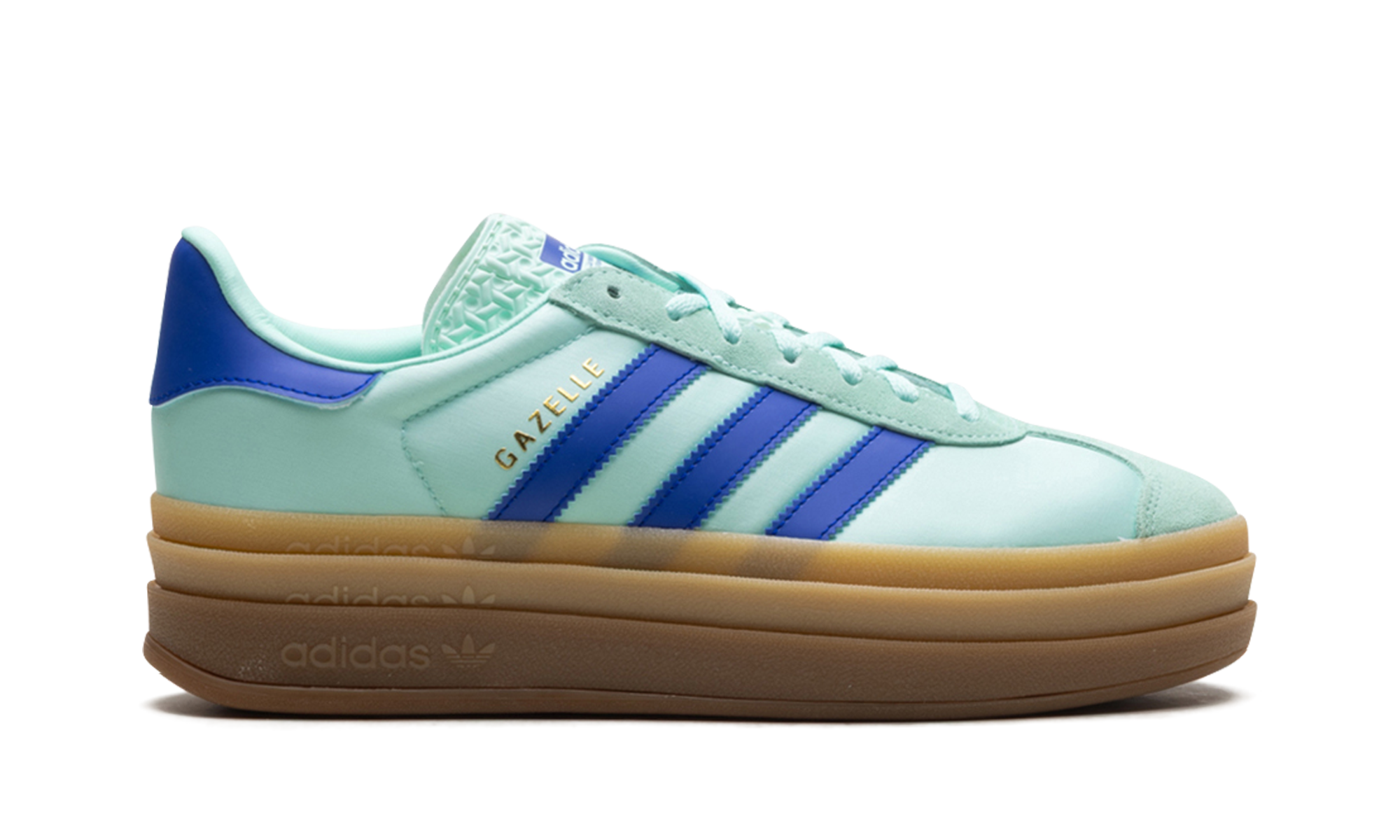 Gazelle Bold Wmns "clear Mint Lucid Blue Gold Metallic" - 6
