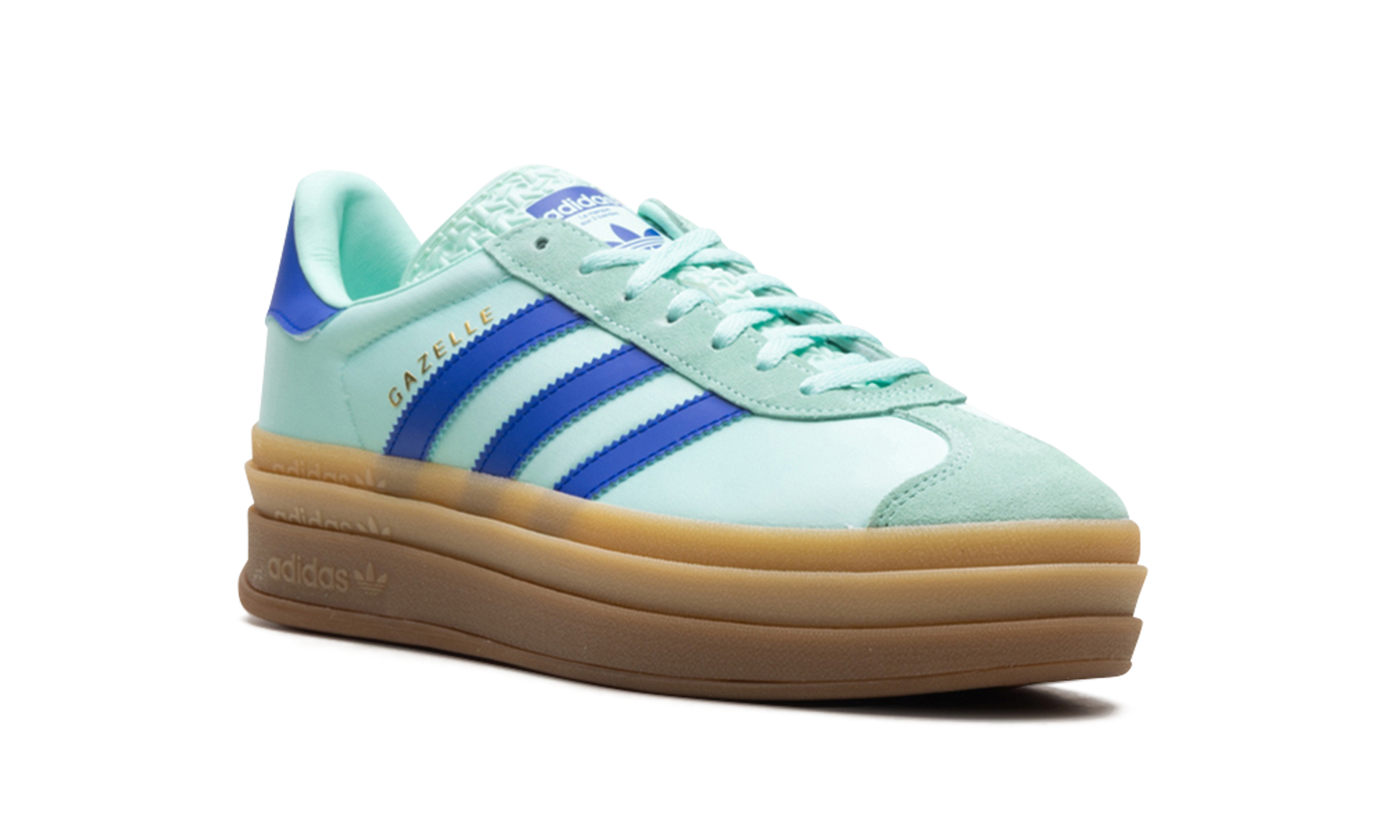 Gazelle Bold Wmns "clear Mint Lucid Blue Gold Metallic" - 7