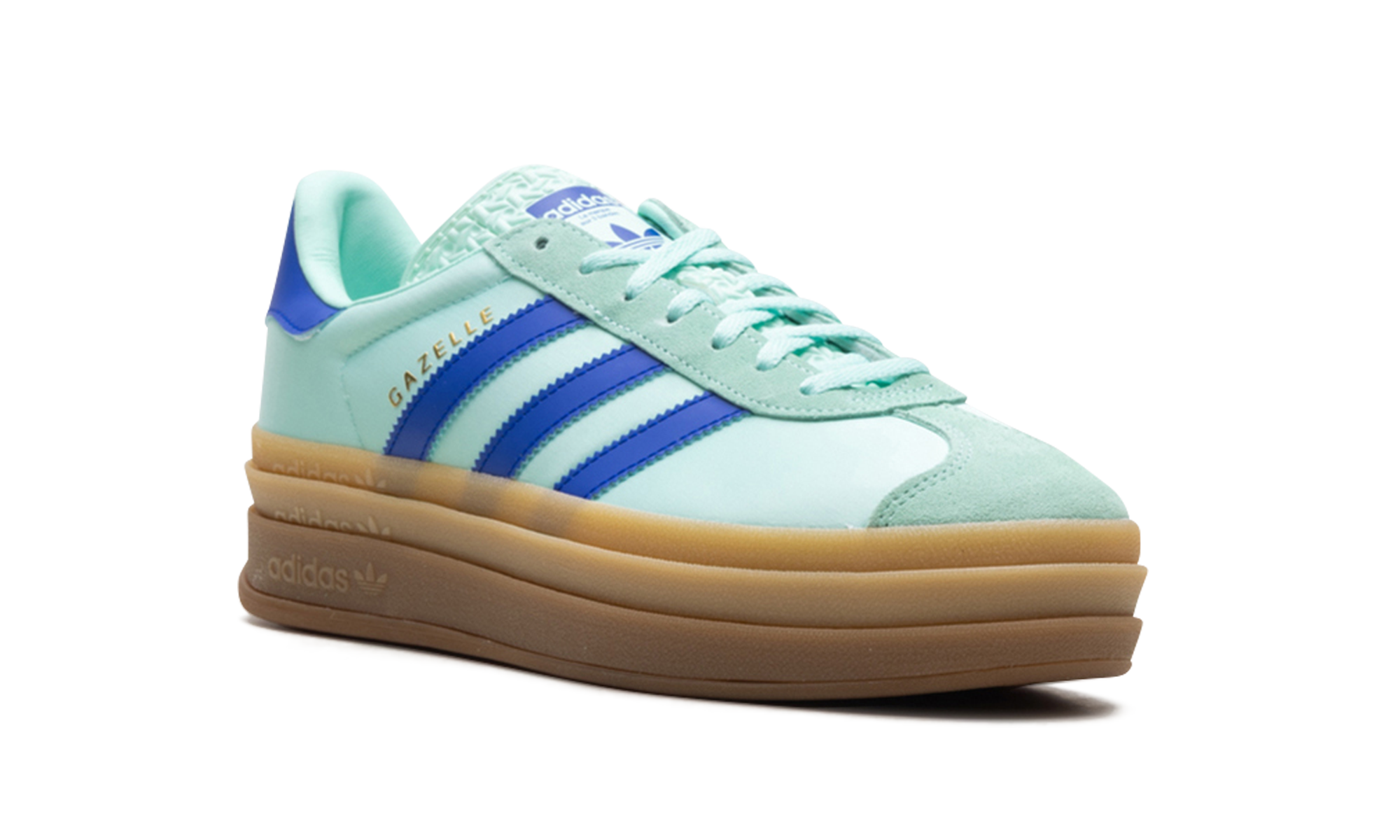 Gazelle Bold Wmns "clear Mint Lucid Blue Gold Metallic" - 7
