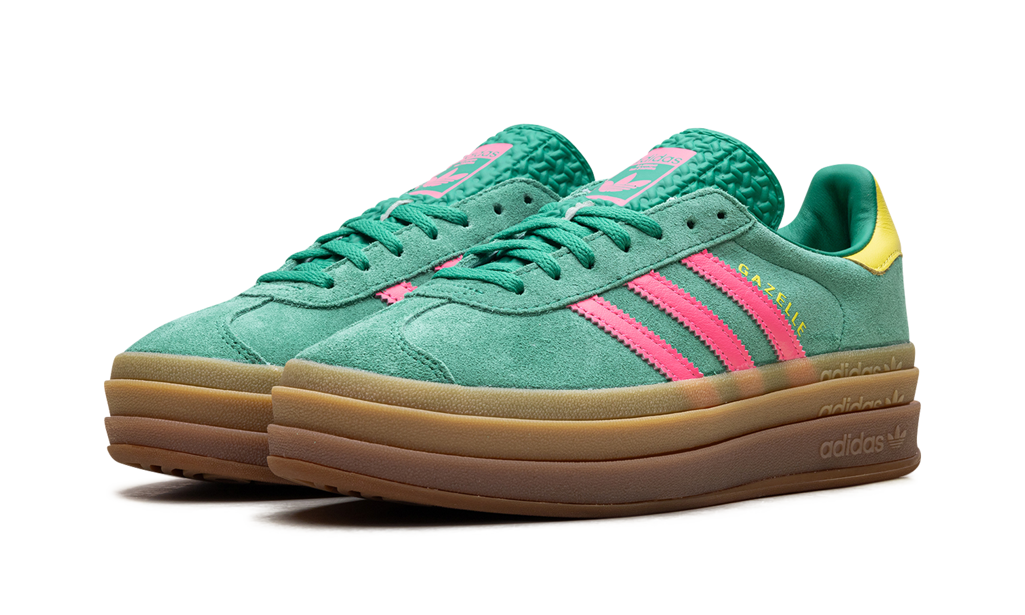 Gazelle Bold Wmns "court Green Lucid Pink" - 2