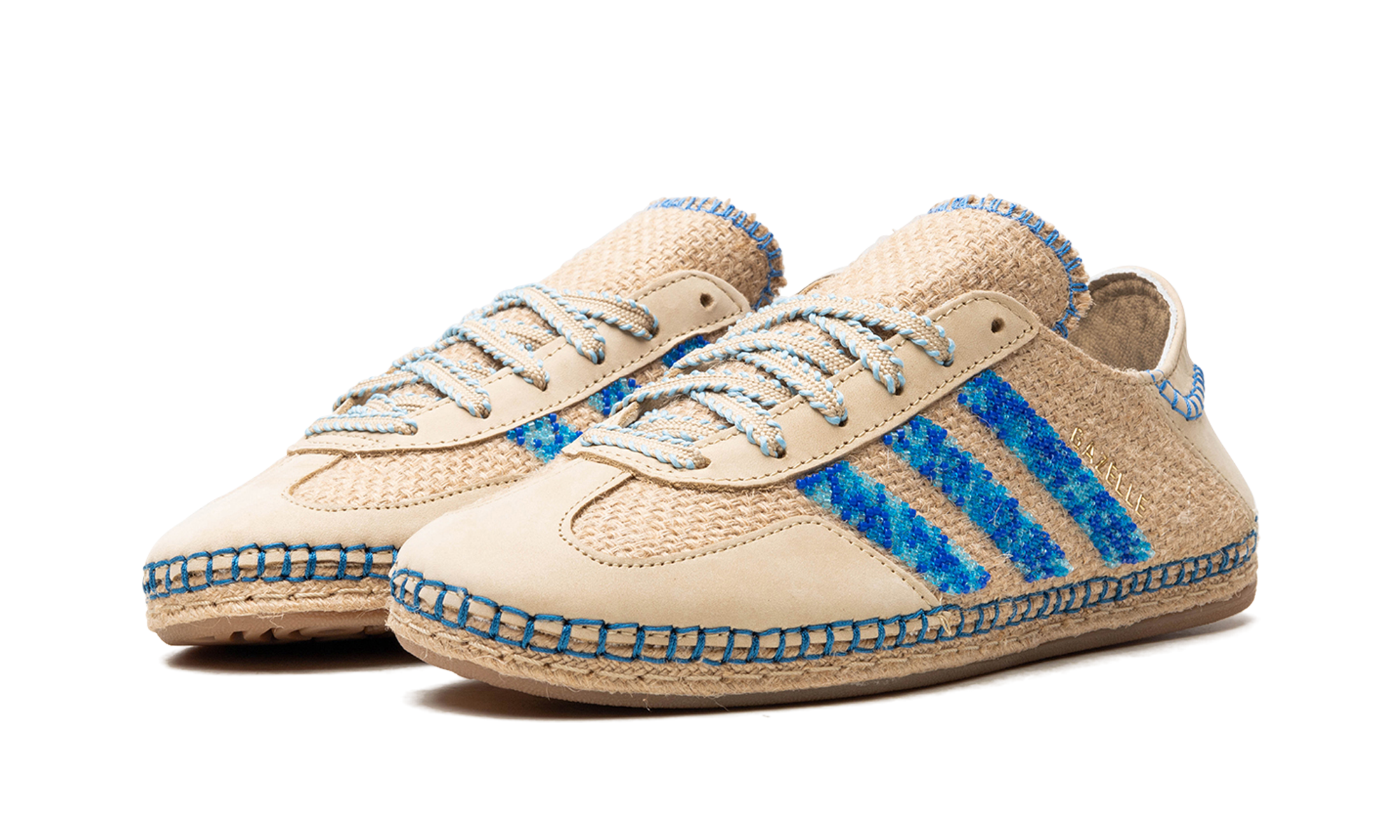 Gazelle "clot - Linen Khaki / Light Blue" - 2