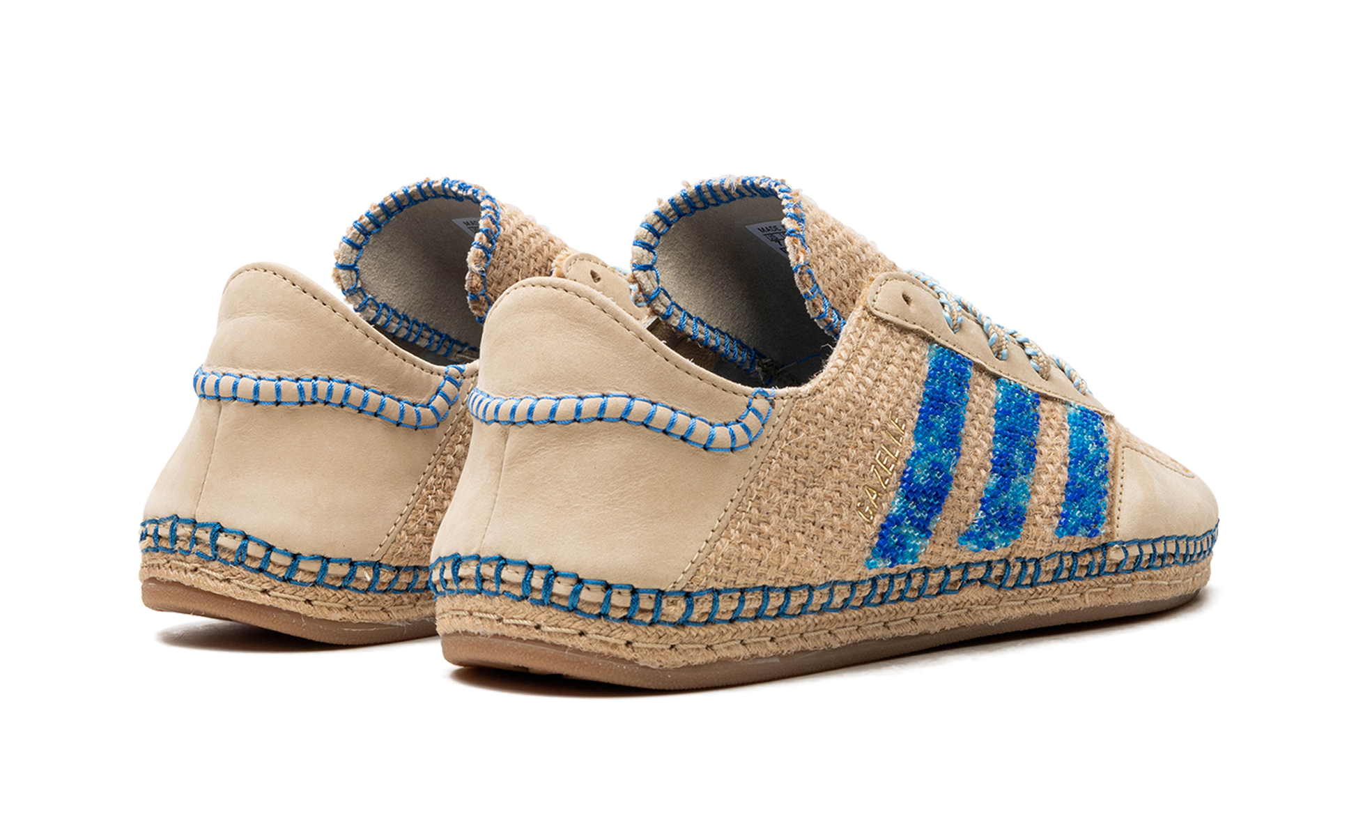 Gazelle "clot - Linen Khaki / Light Blue" - 3
