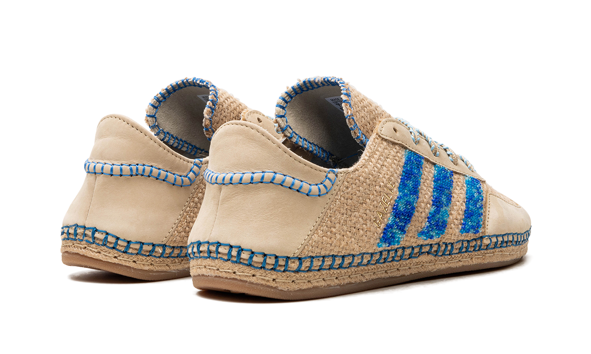 Gazelle "clot - Linen Khaki / Light Blue" - 3