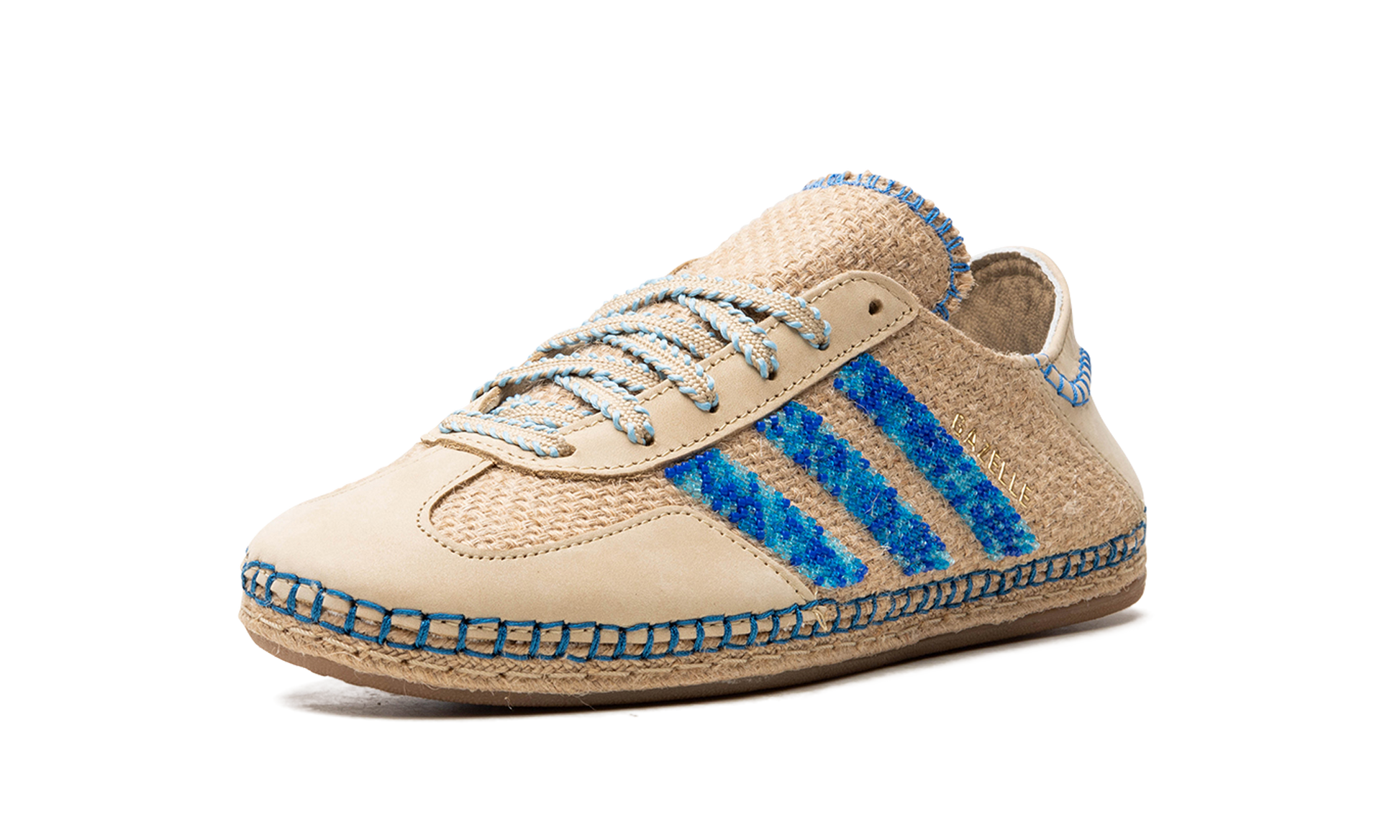 Gazelle "clot - Linen Khaki / Light Blue" - 4