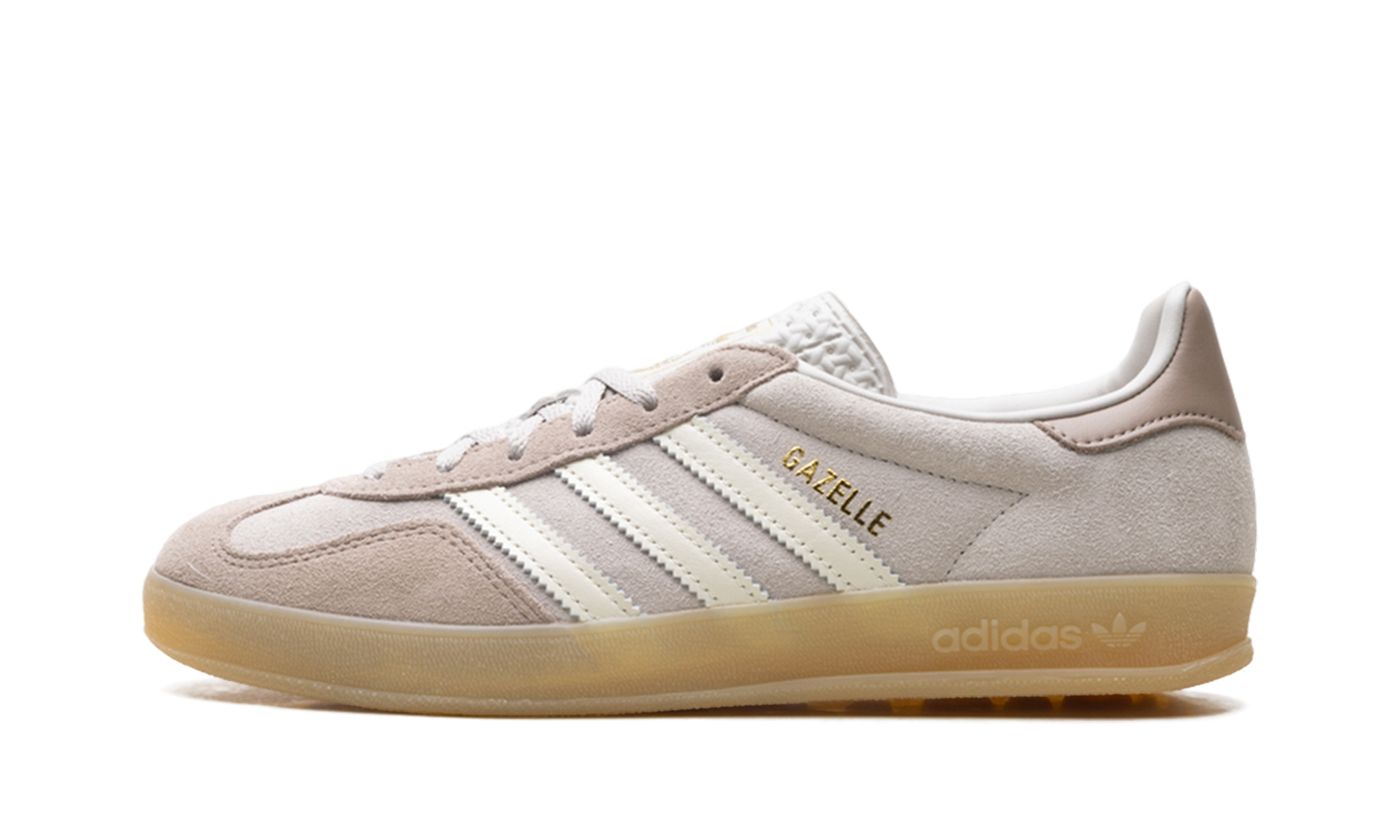 Gazelle Indoor WMNS "Light Brown / Off White / Gum" HQ2662