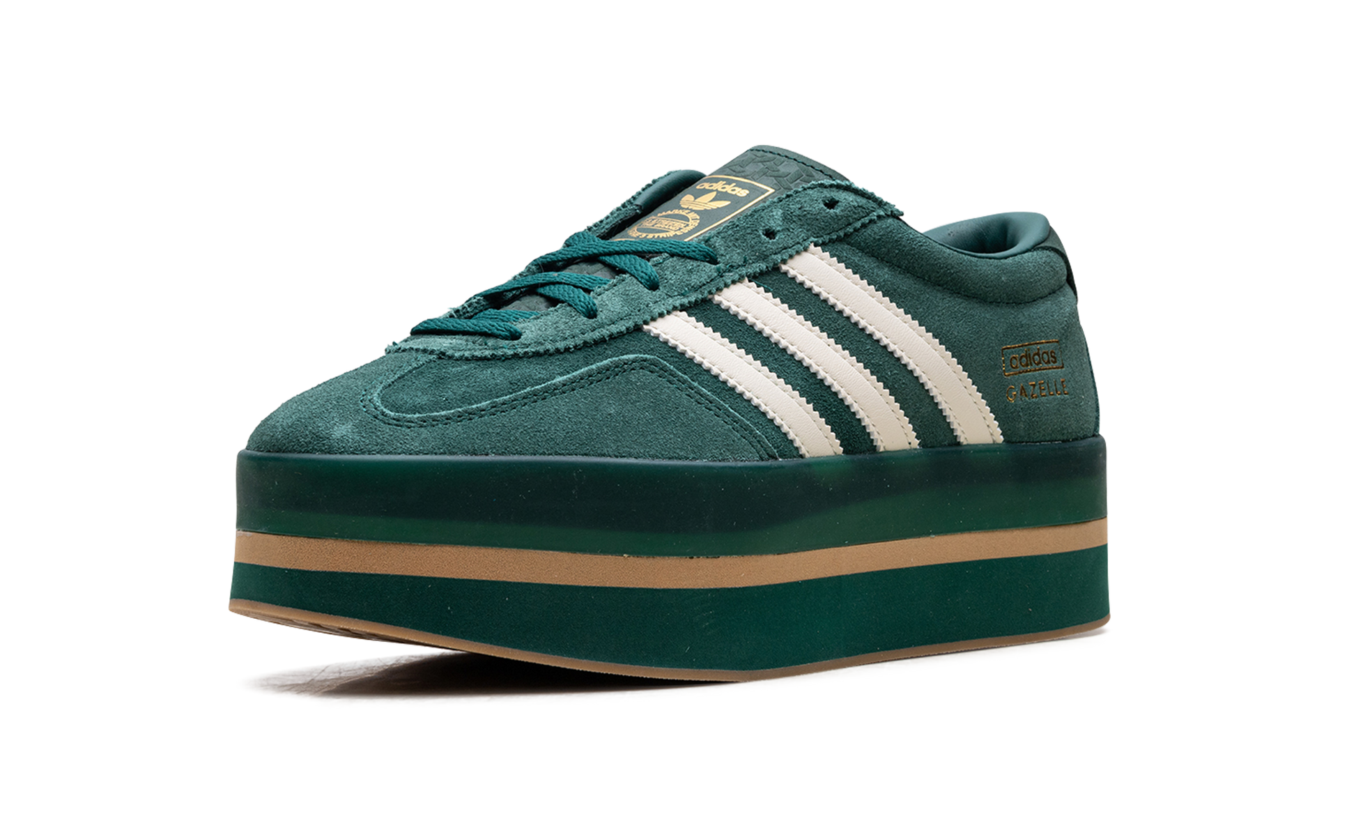 Gazelle Stack Wmns "collegiate Green Cream White" - 4
