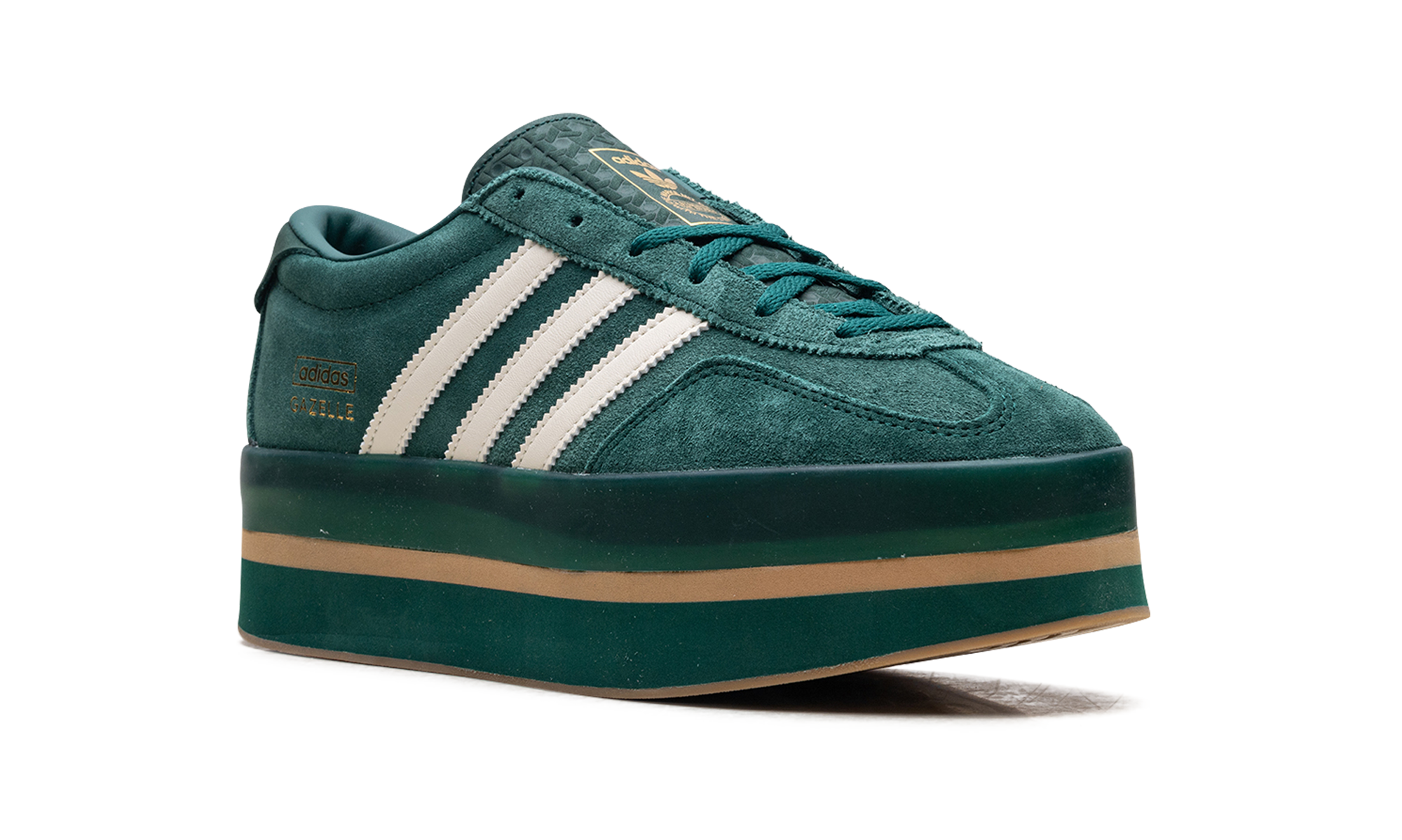 Gazelle Stack Wmns "collegiate Green Cream White" - 7