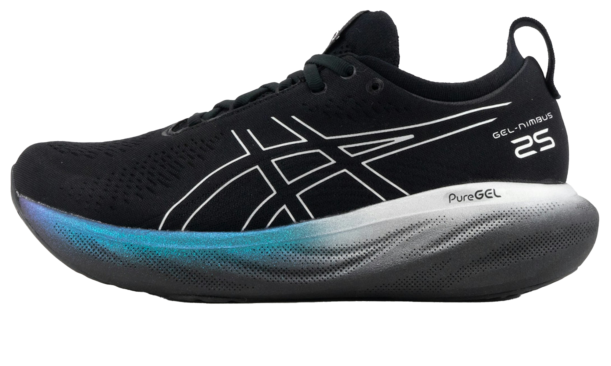 Gel-nimbus 25 "black / Silver" - 1