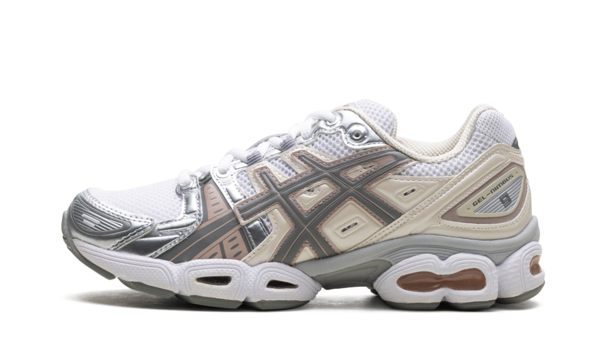 Gel-nimbus 9 Wmns "white Oatmeal" - 1