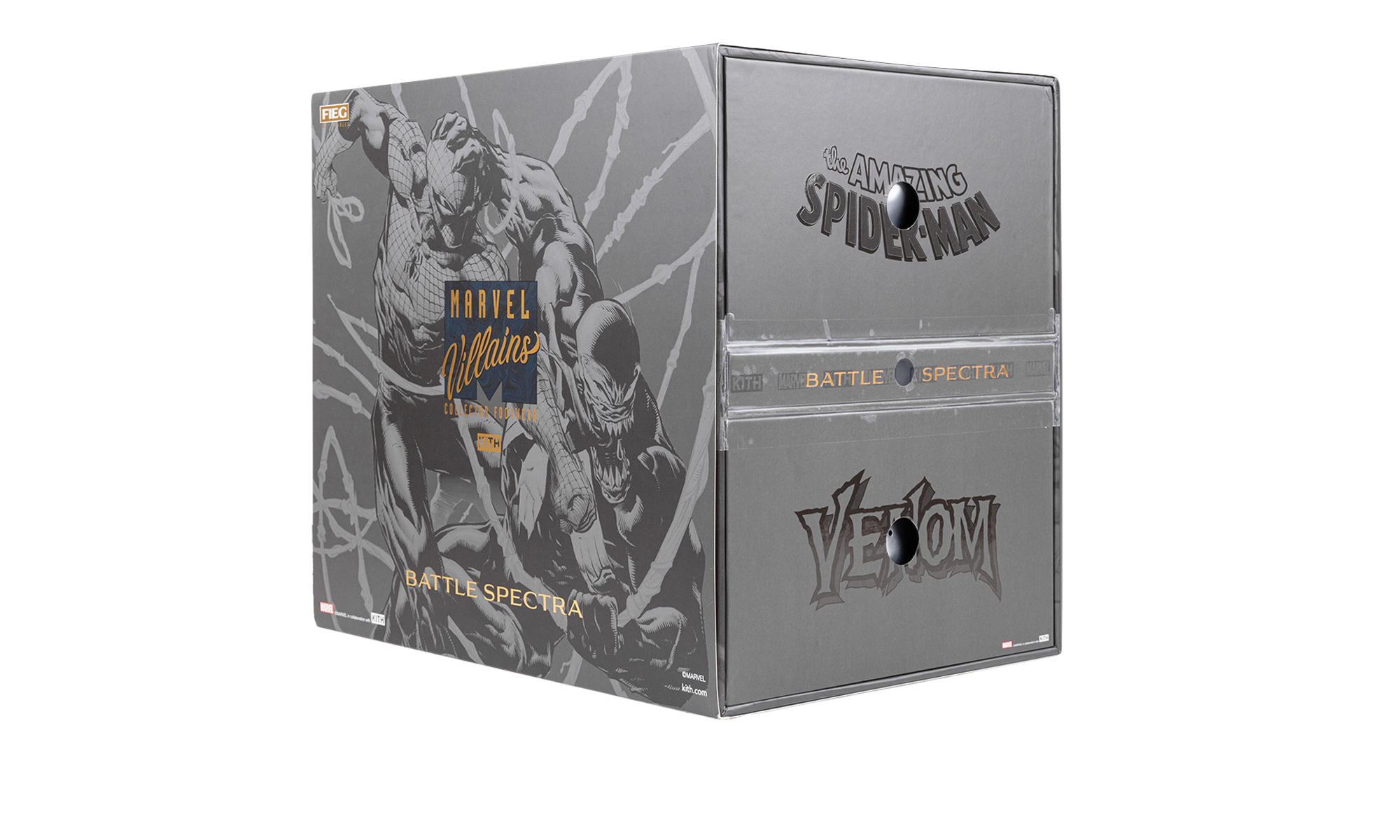 Gt-2160 "kith Marvel Villains Spider-man/venom Pack Sealed Box (comic Included)" - 12