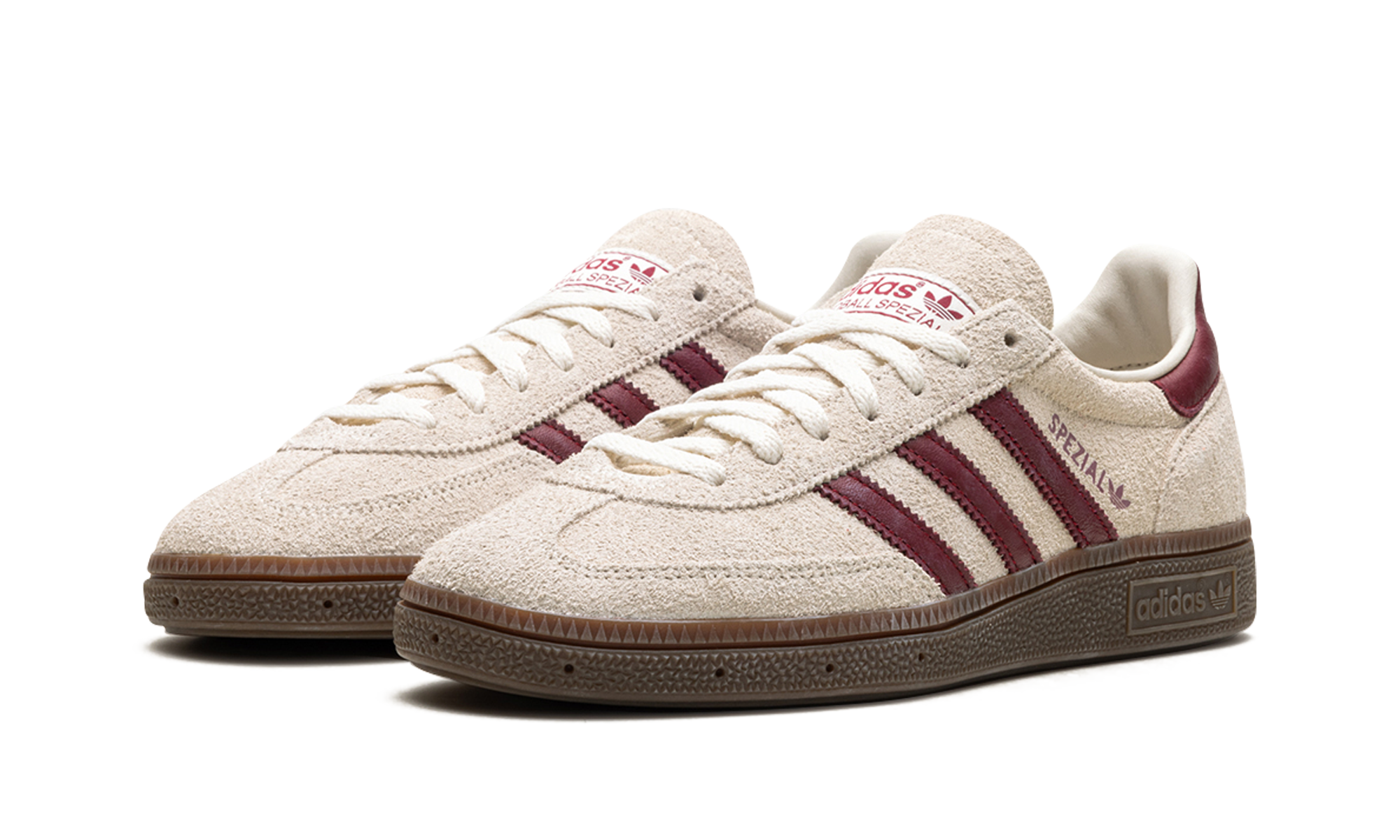 Handball Spezial Wmns "off White Collegiate Burgundy" - 2