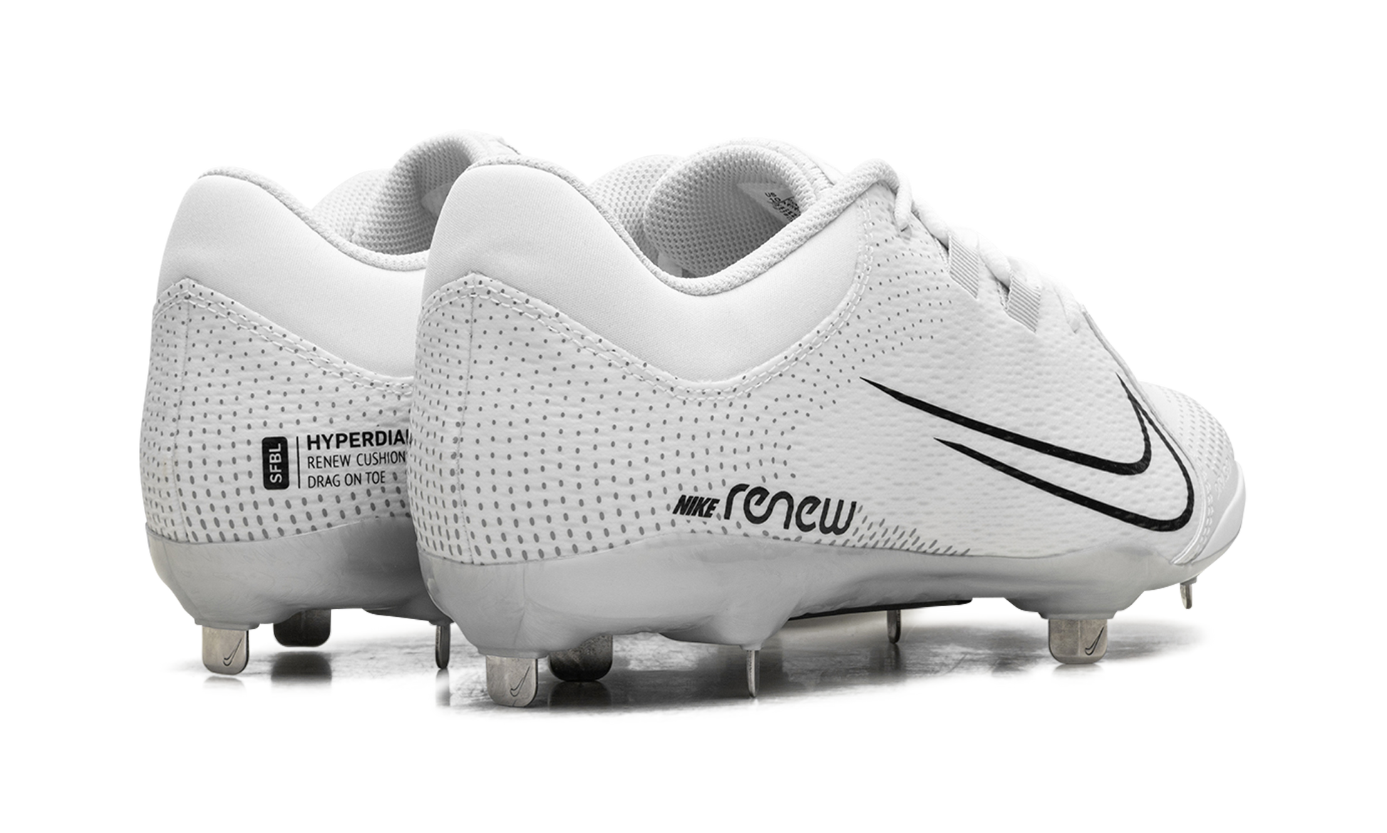 Hyperdiamond 4 Pro Softball Cleats Wmns "white Black" - 3