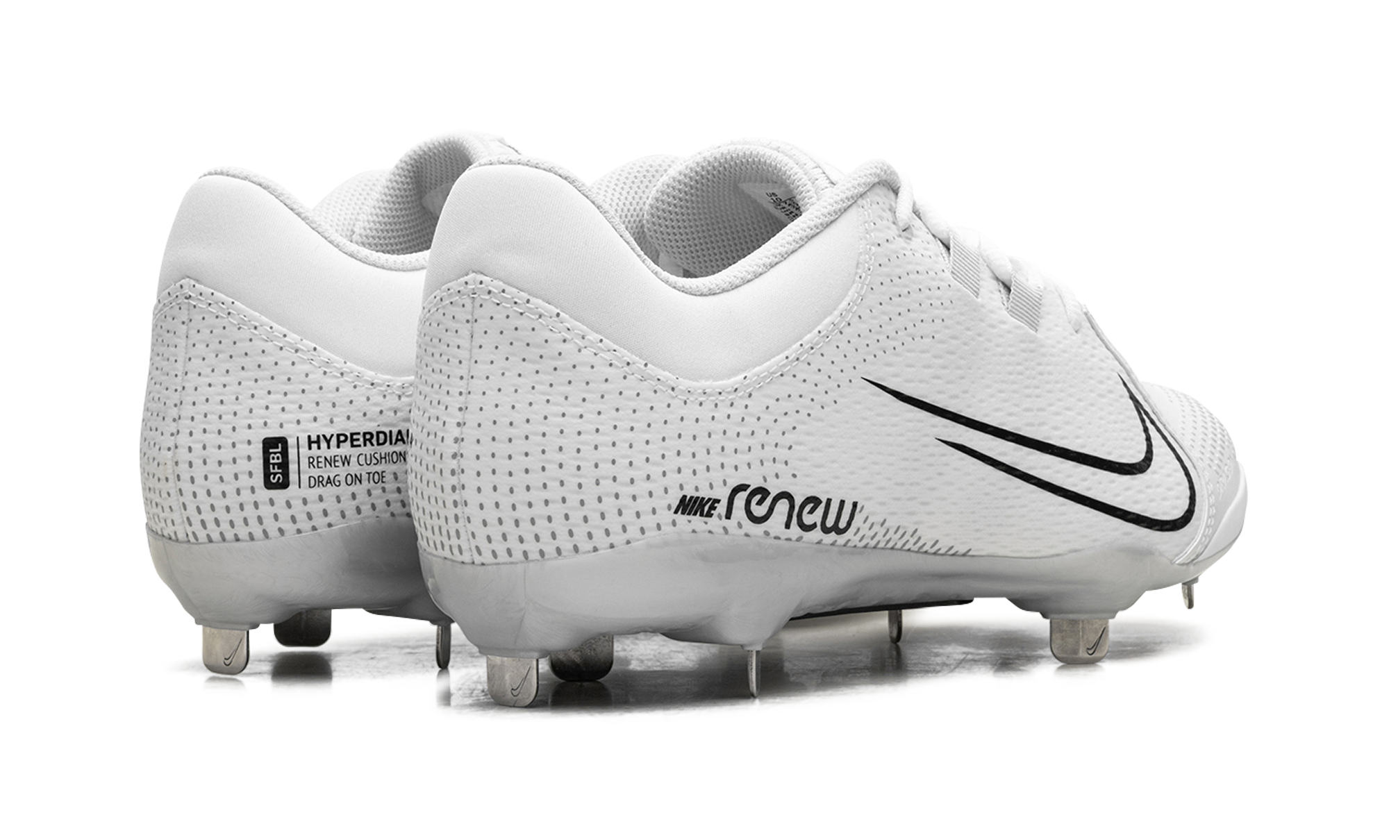 Hyperdiamond 4 Pro Softball Cleats Wmns "white Black" - 3