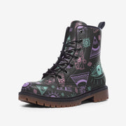 Tribal Print Casual Vegan Leather Lightweight boots MT