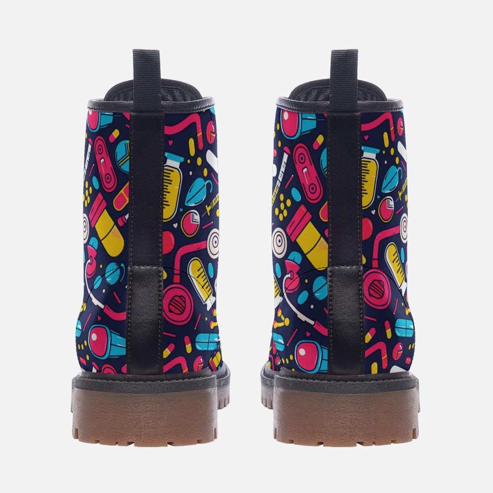 Nurses Boots Nurse Combat Boots RN Boots Nurses Casual Leather Lightweight boots MT