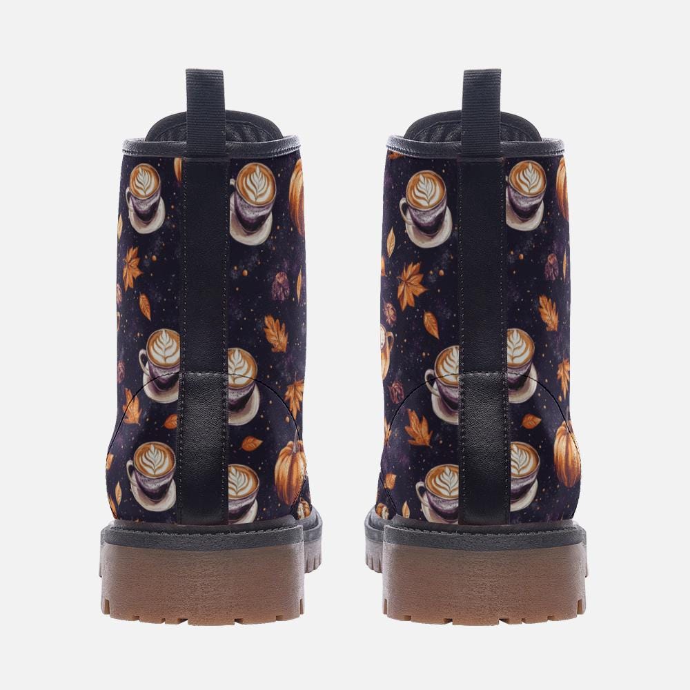 Enchanting Autumn Casual Vegan Leather Lightweight Combat boots