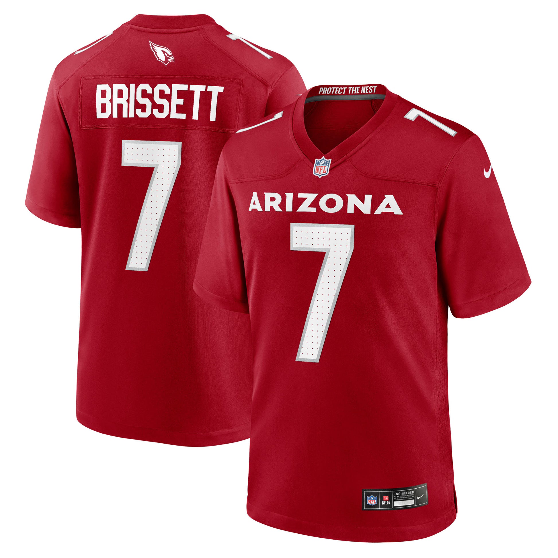 Jacoby Brissett Arizona Cardinals Nike Team Game Jersey -  Cardinal
