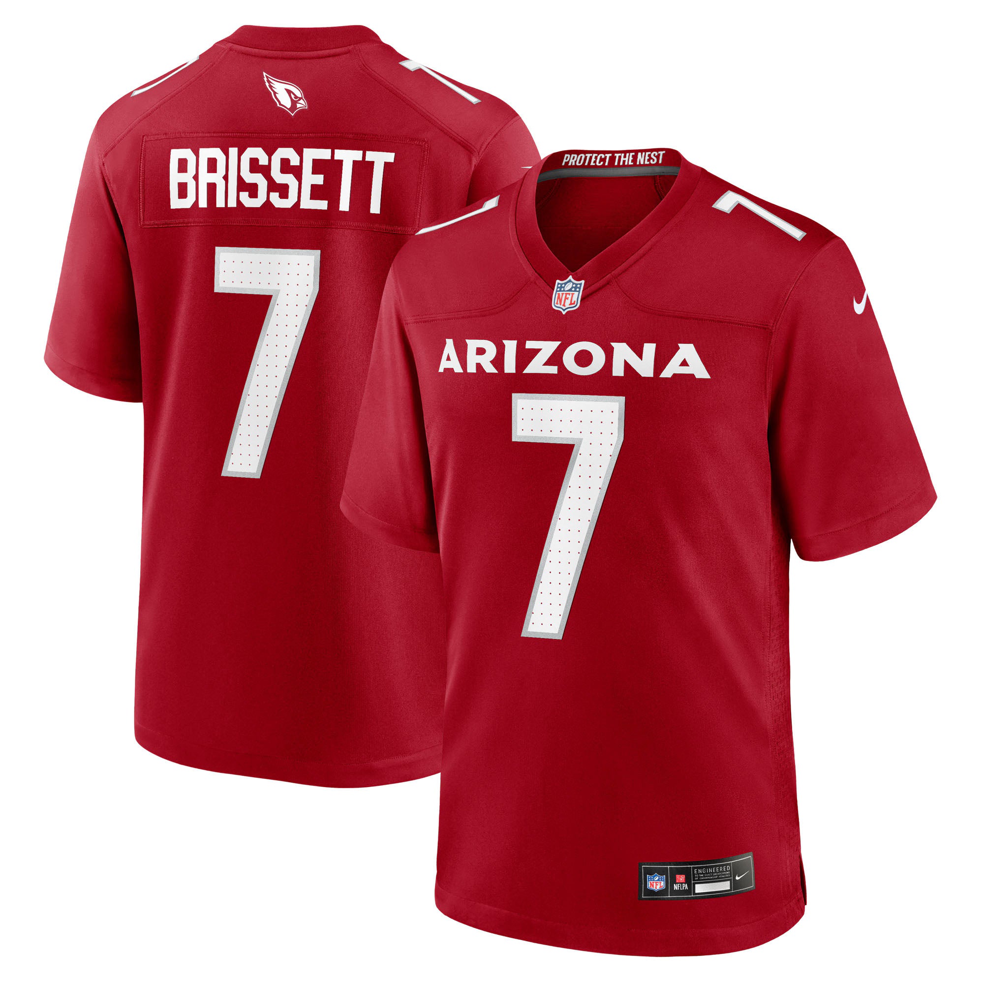 Jacoby Brissett Arizona Cardinals Nike Team Game Jersey -  Cardinal