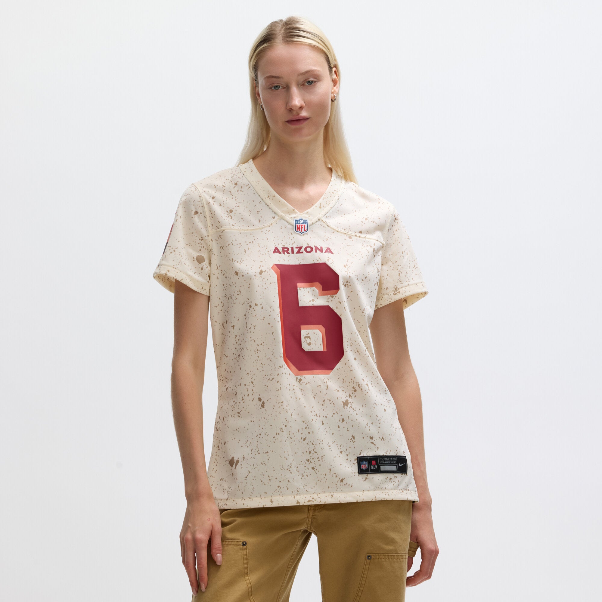 James Conner Arizona Cardinals Nike Women's 2025 Rivalries Collection Game Jersey - Natural