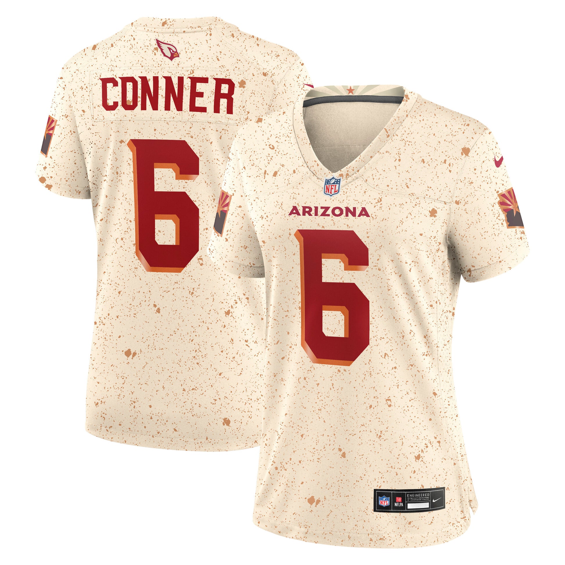James Conner Arizona Cardinals Nike Women's 2025 Rivalries Collection Game Jersey - Natural