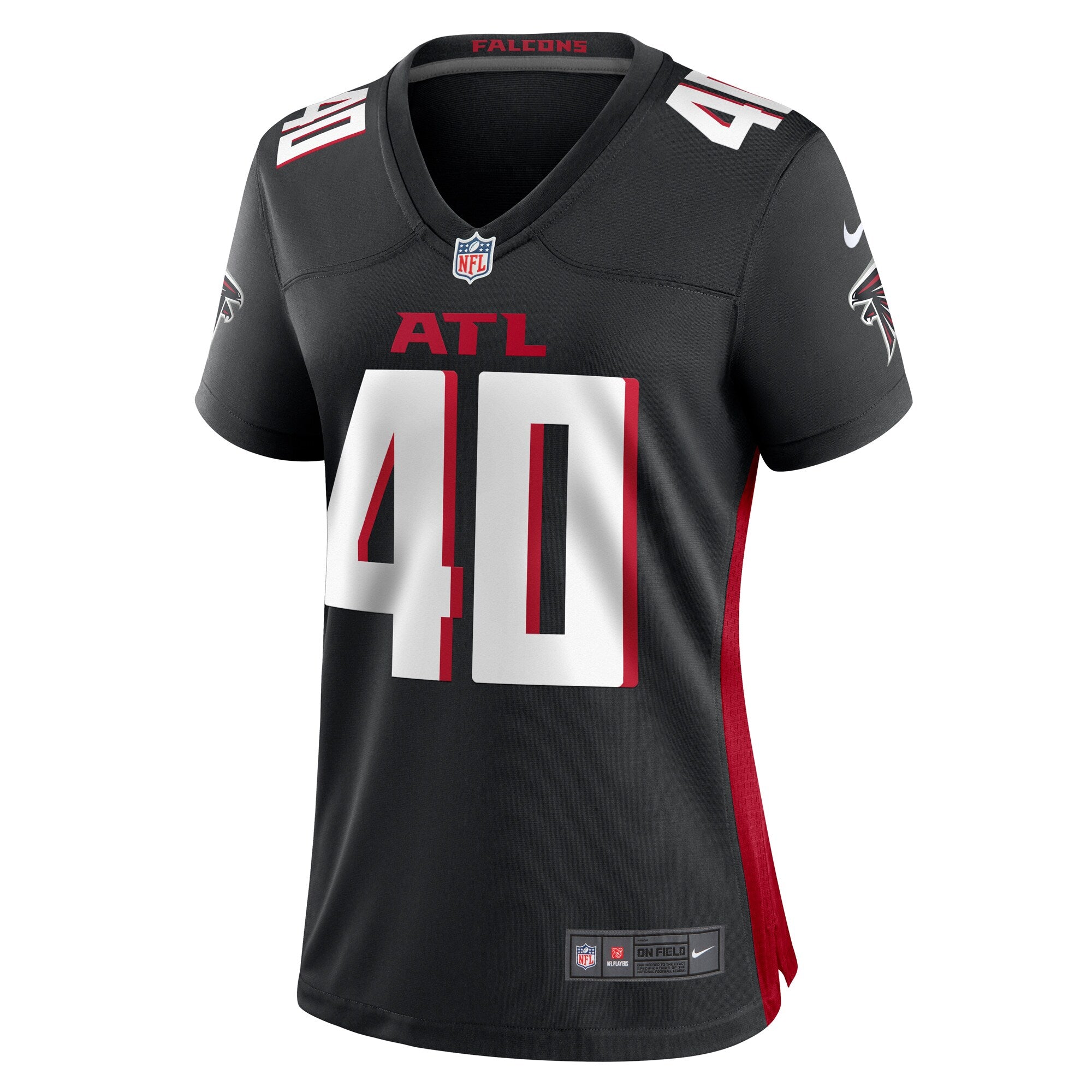 JD Bertrand Atlanta Falcons Nike Women's  Game Jersey -  Black