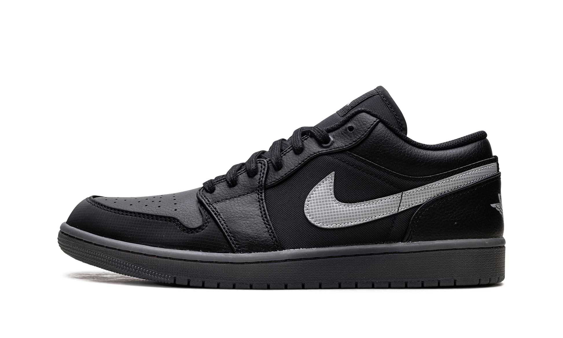 Jordan 1 Low "black White Dark Smoke Grey" - 1