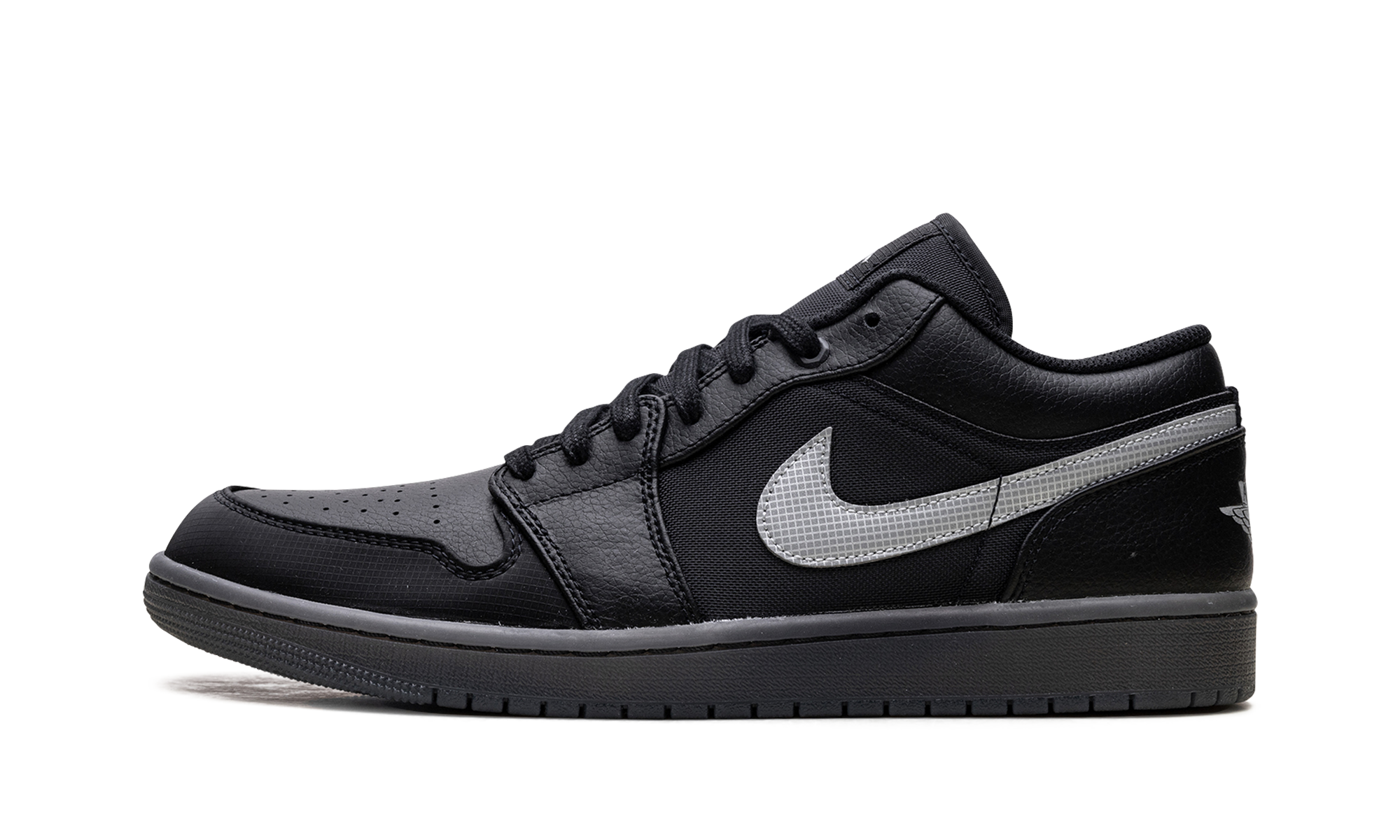 Jordan 1 Low "black White Dark Smoke Grey" - 1