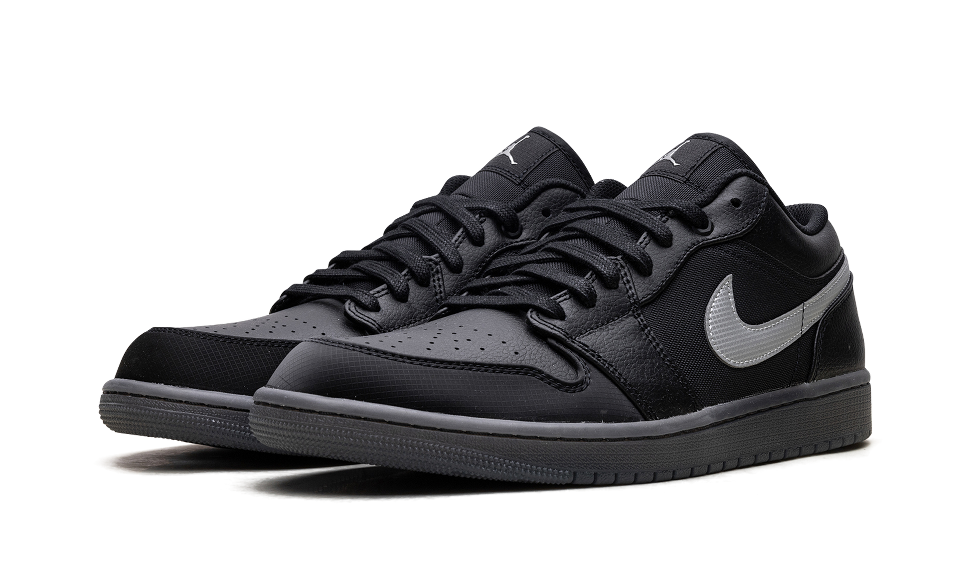 Jordan 1 Low "black White Dark Smoke Grey" - 2