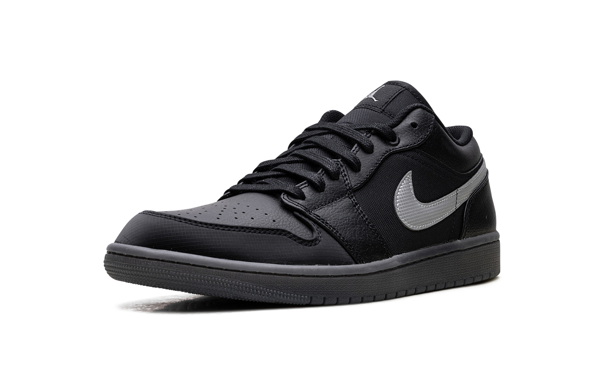 Jordan 1 Low "black White Dark Smoke Grey" - 4