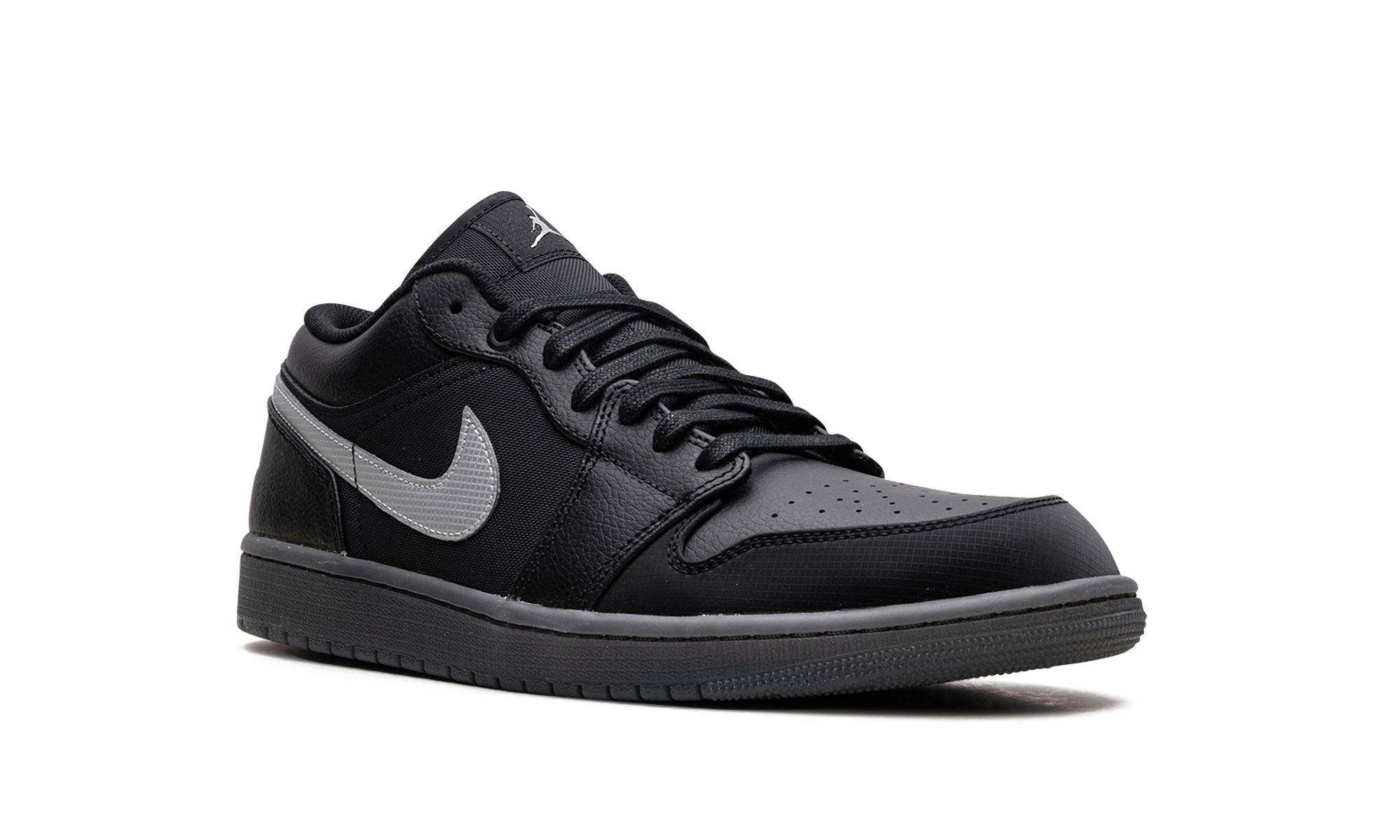 Jordan 1 Low "black White Dark Smoke Grey" - 7