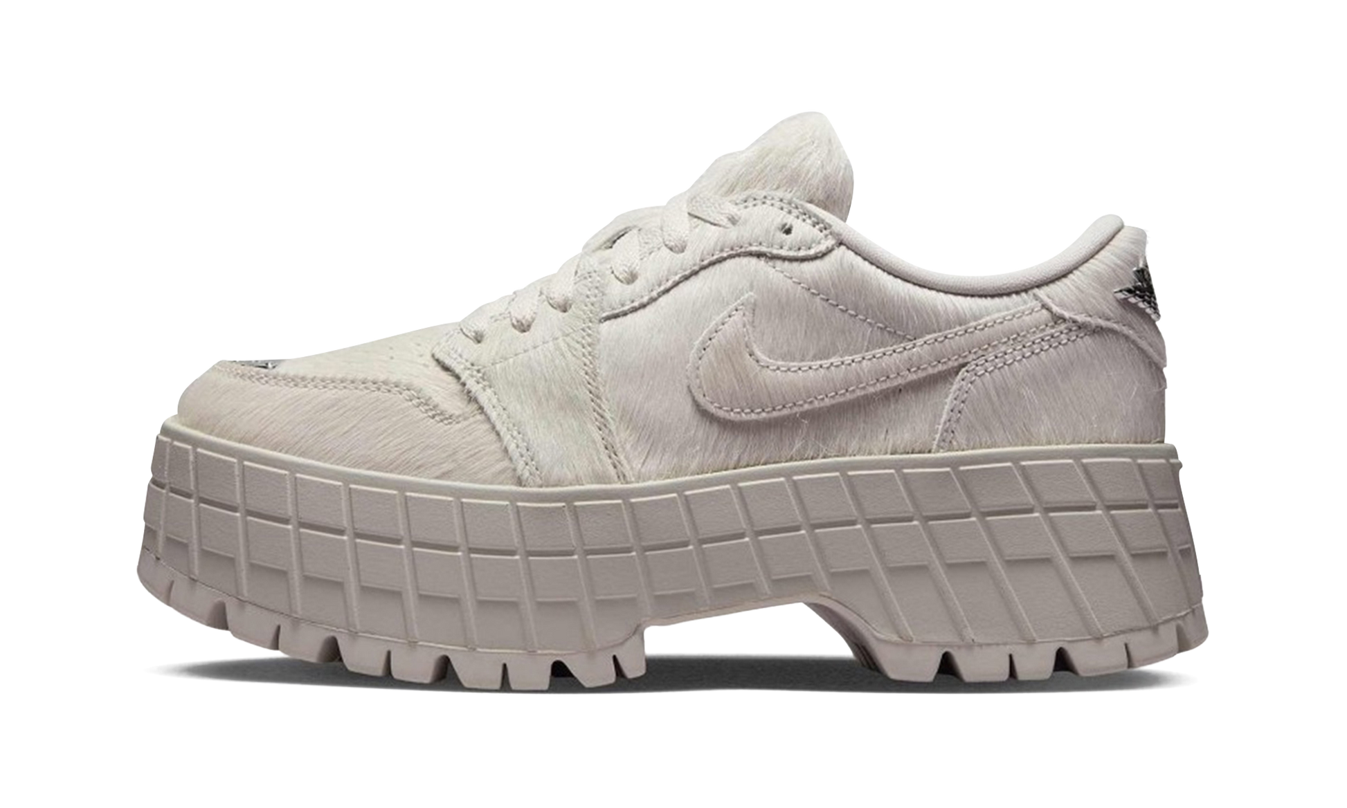 Jordan 1 Low Brooklyn Wmns "light Bone Metallic Silver" - 1