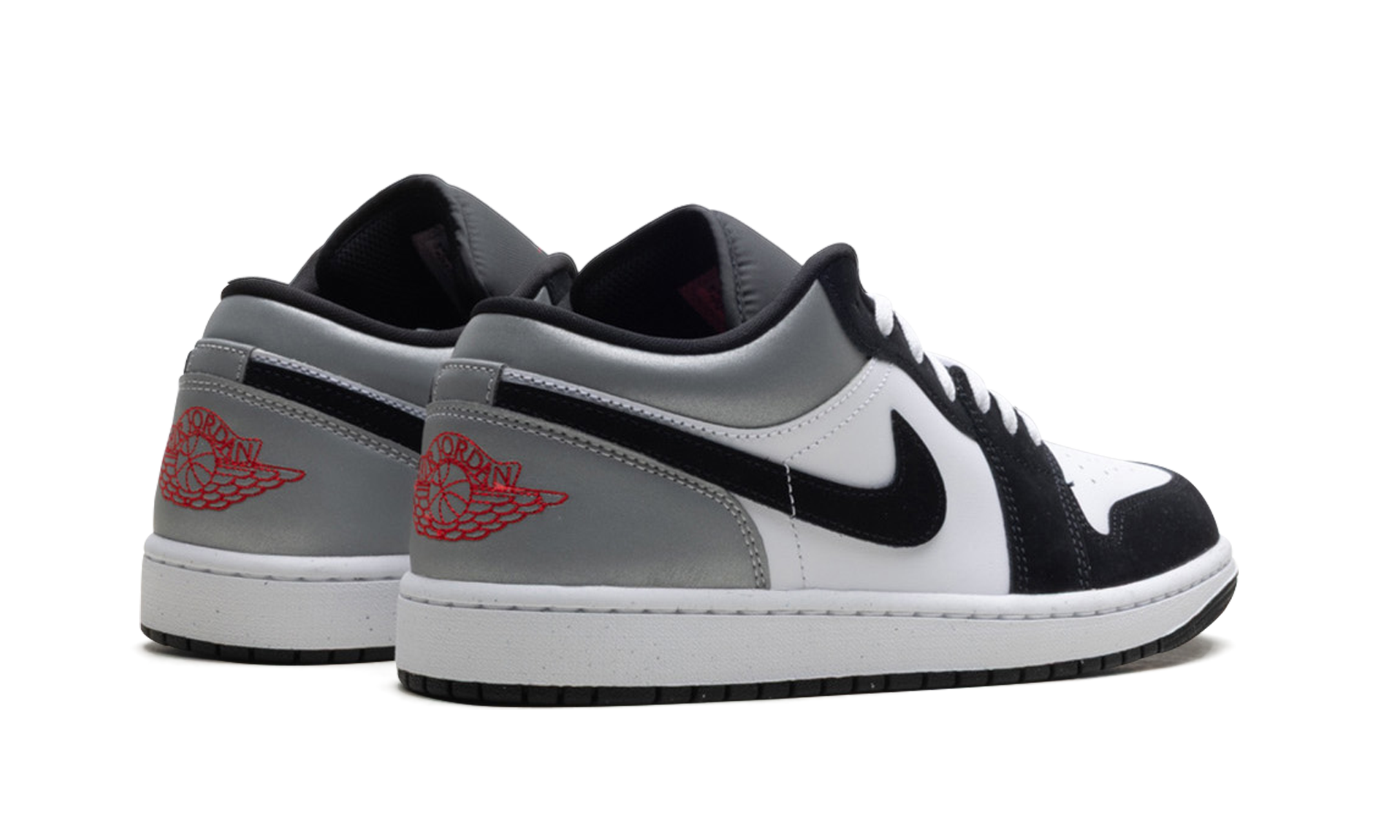Jordan 1 Low Se "white Fire Red Black Matte Silver" - 3
