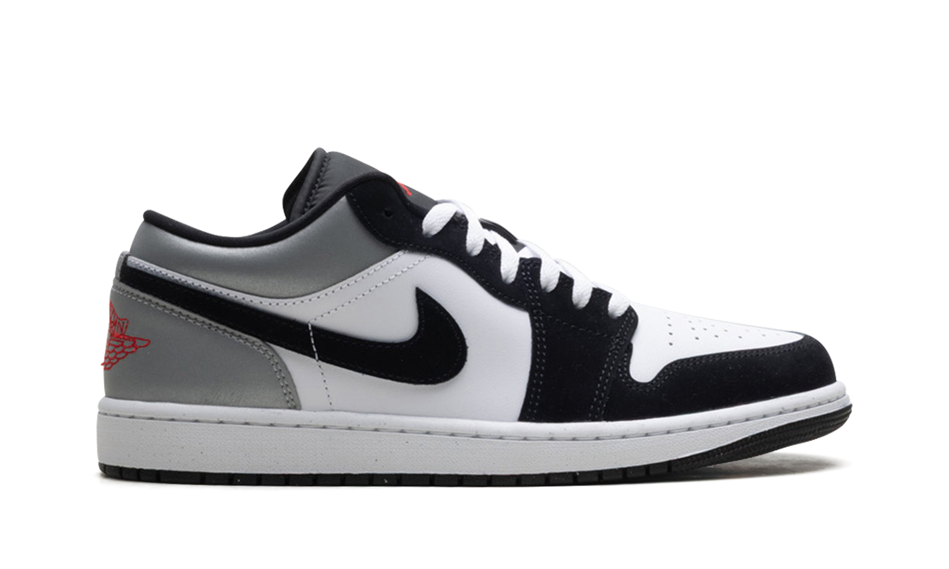 Jordan 1 Low Se "white Fire Red Black Matte Silver" - 6