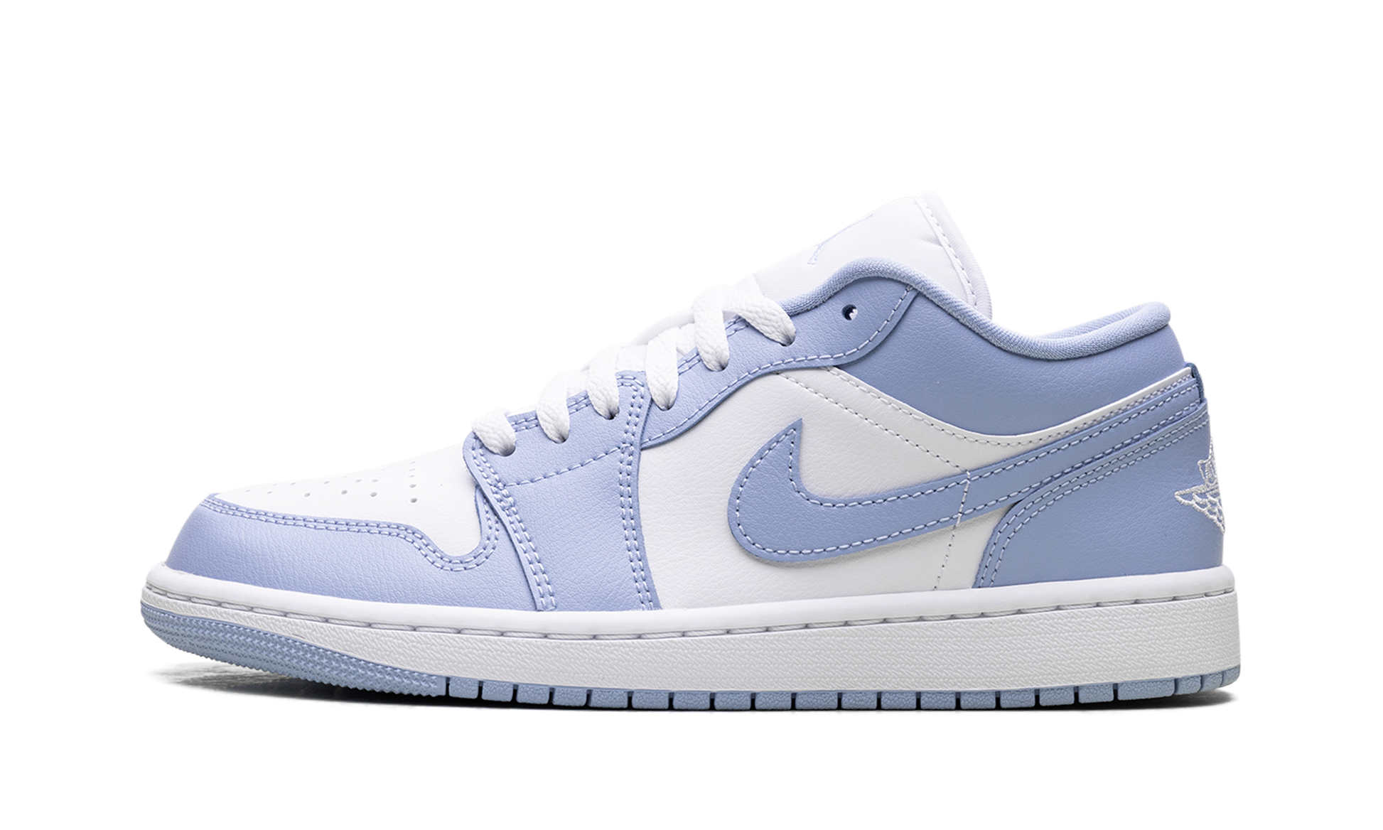 Jordan 1 Low Wmns "white Aluminum" - 1
