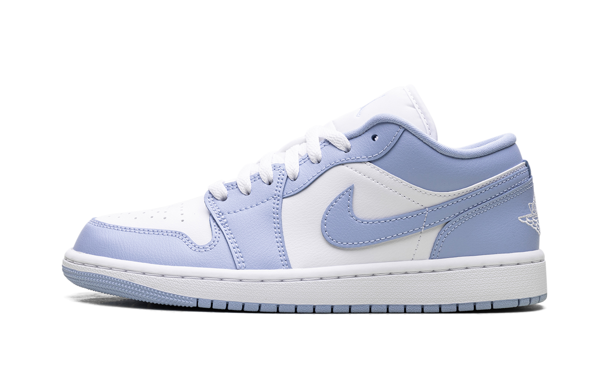 Jordan 1 Low Wmns "white Aluminum" - 1