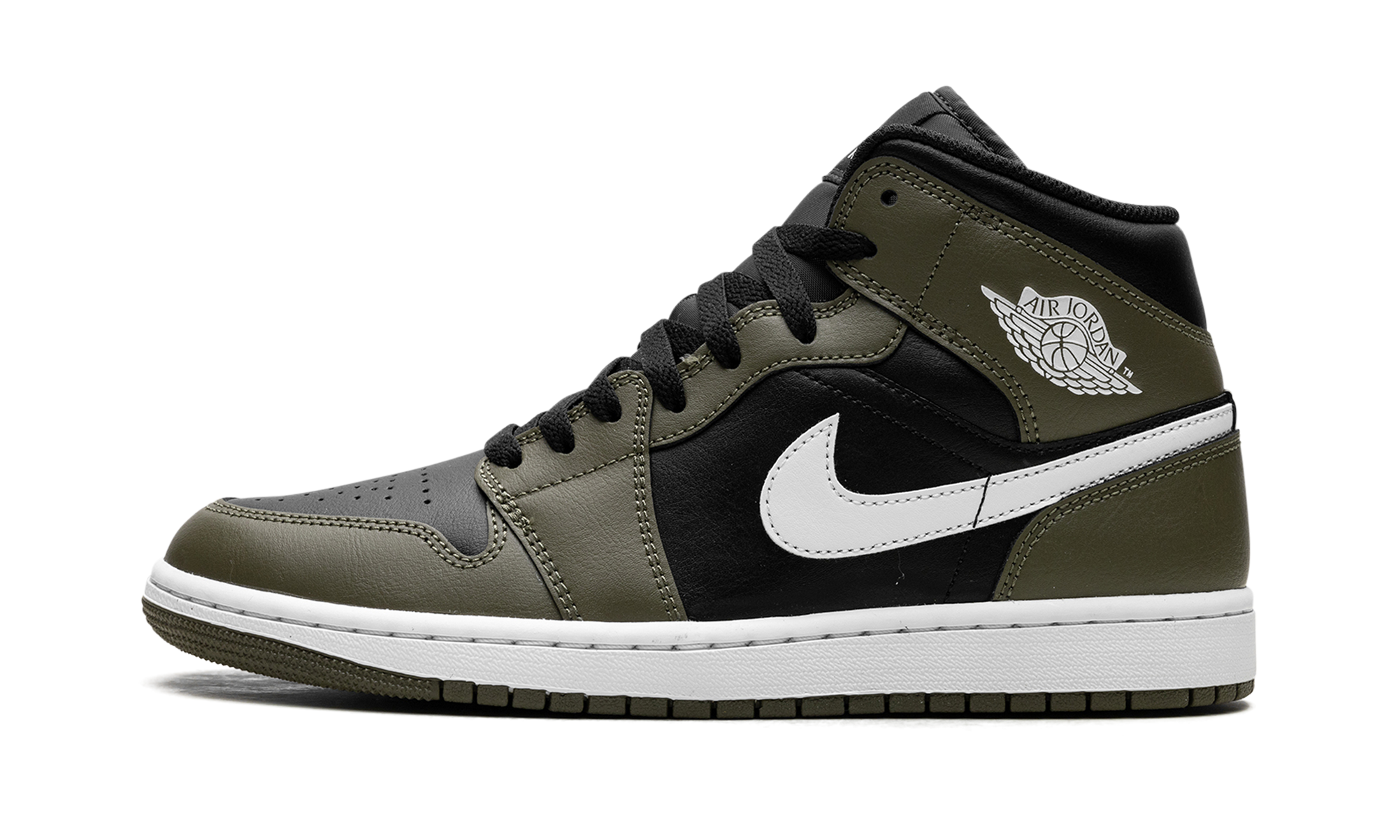 Jordan 1 Mid "olive Sail" - 1