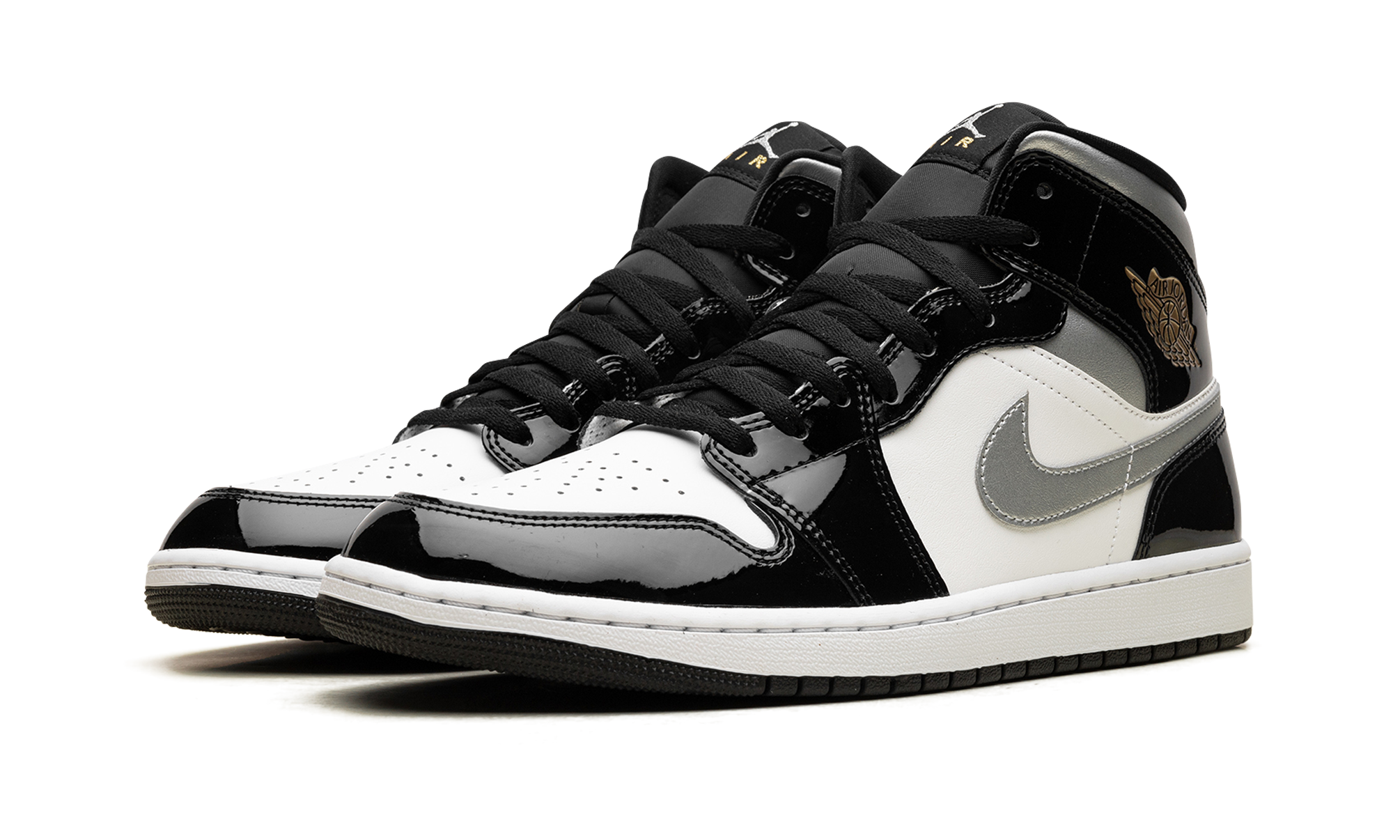 Jordan 1 Mid Se "black Patent" - 2