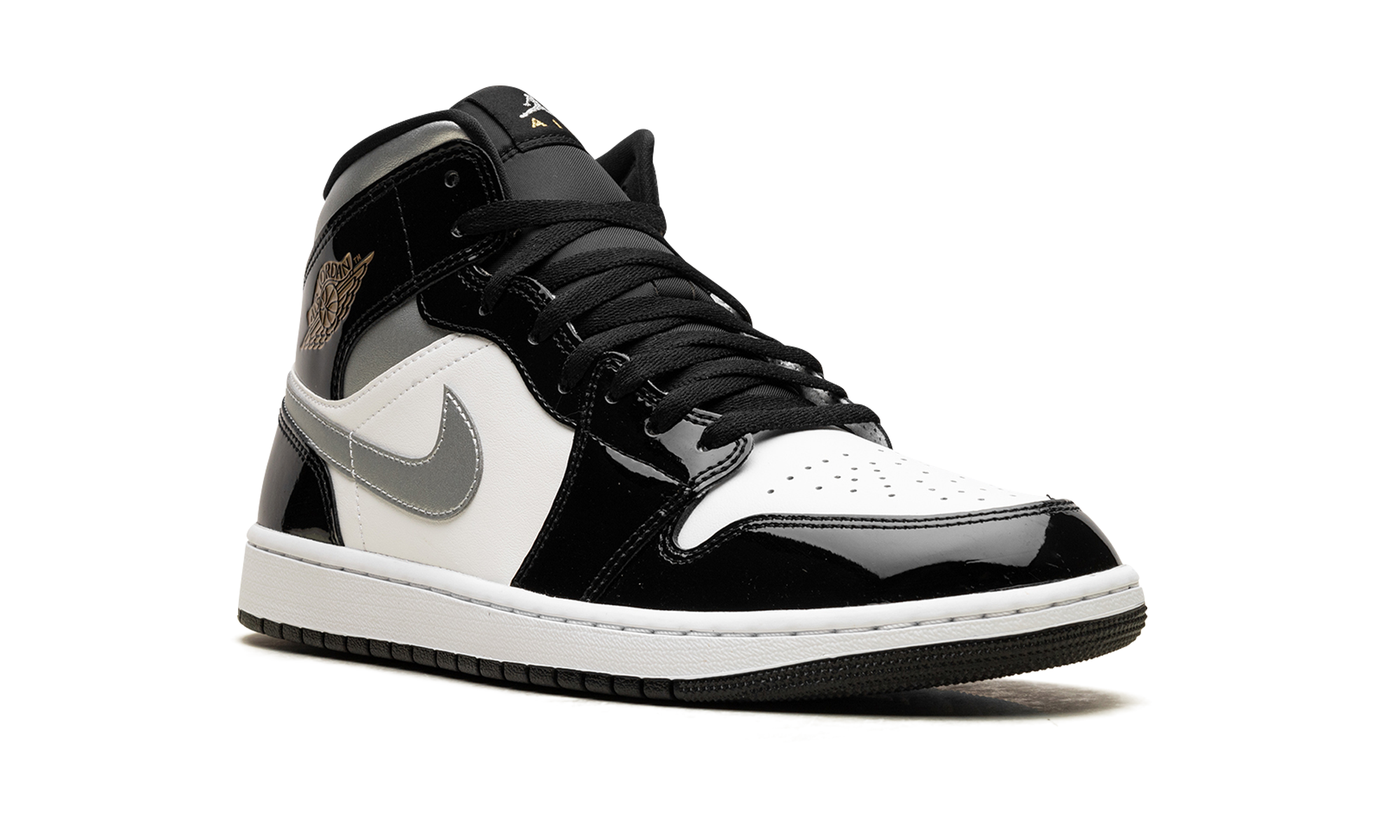 Jordan 1 Mid Se "black Patent" - 7
