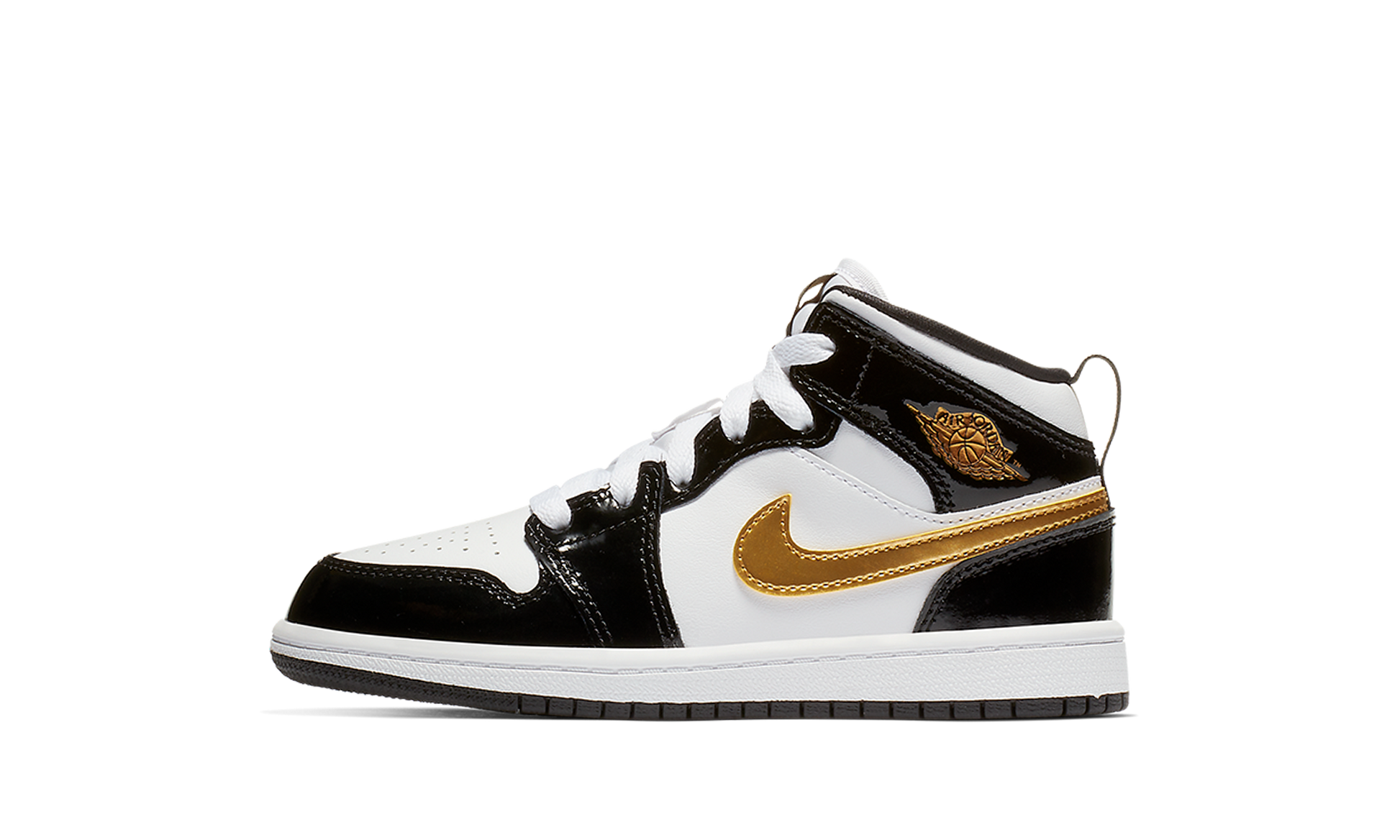 Jordan 1 Mid Se Ps "black/gold" - 1
