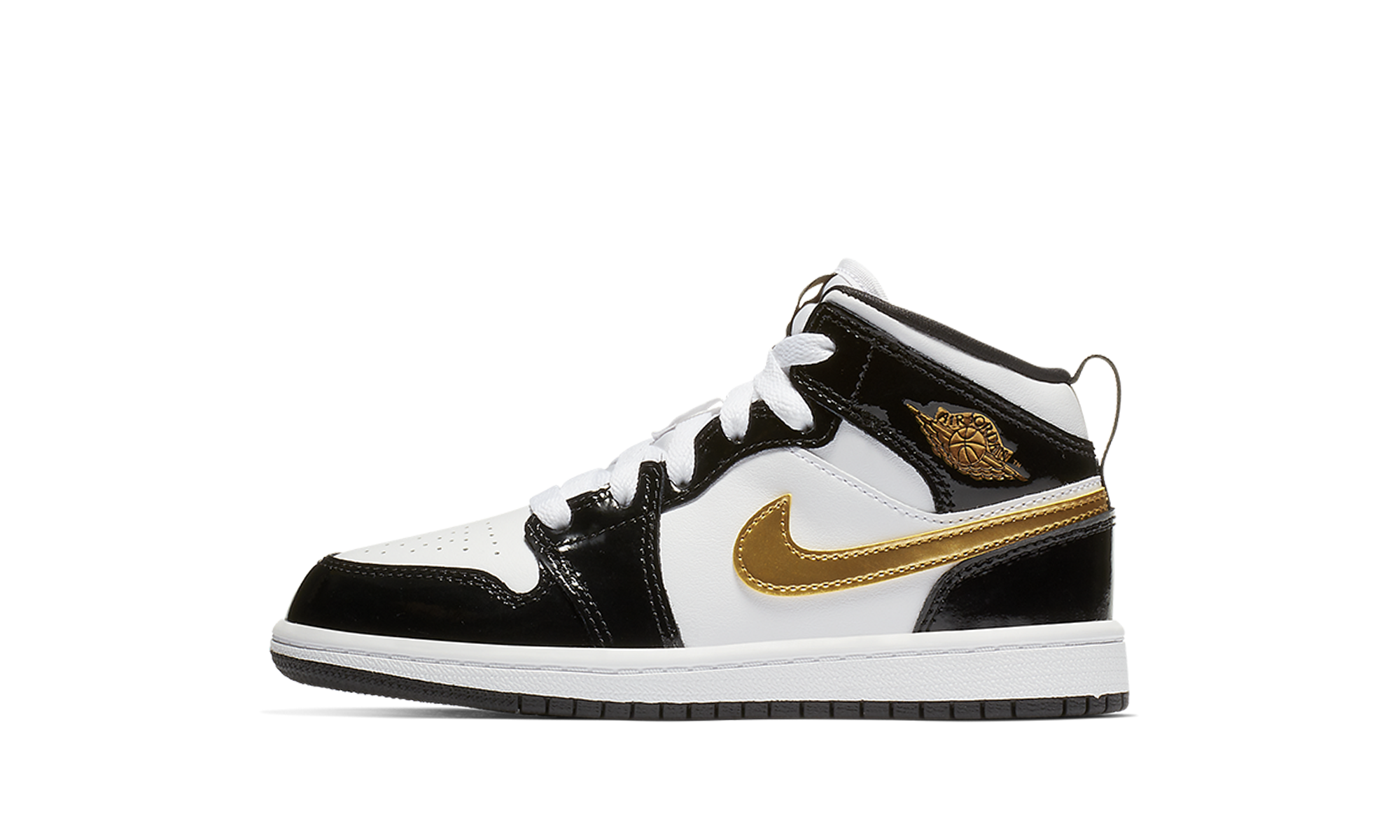 Jordan 1 Mid Se Ps "black/gold" - 1