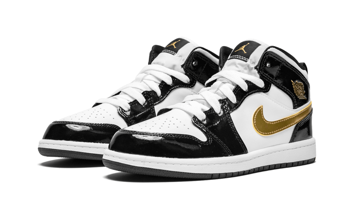 Jordan 1 Mid Se Ps "black/gold" - 2