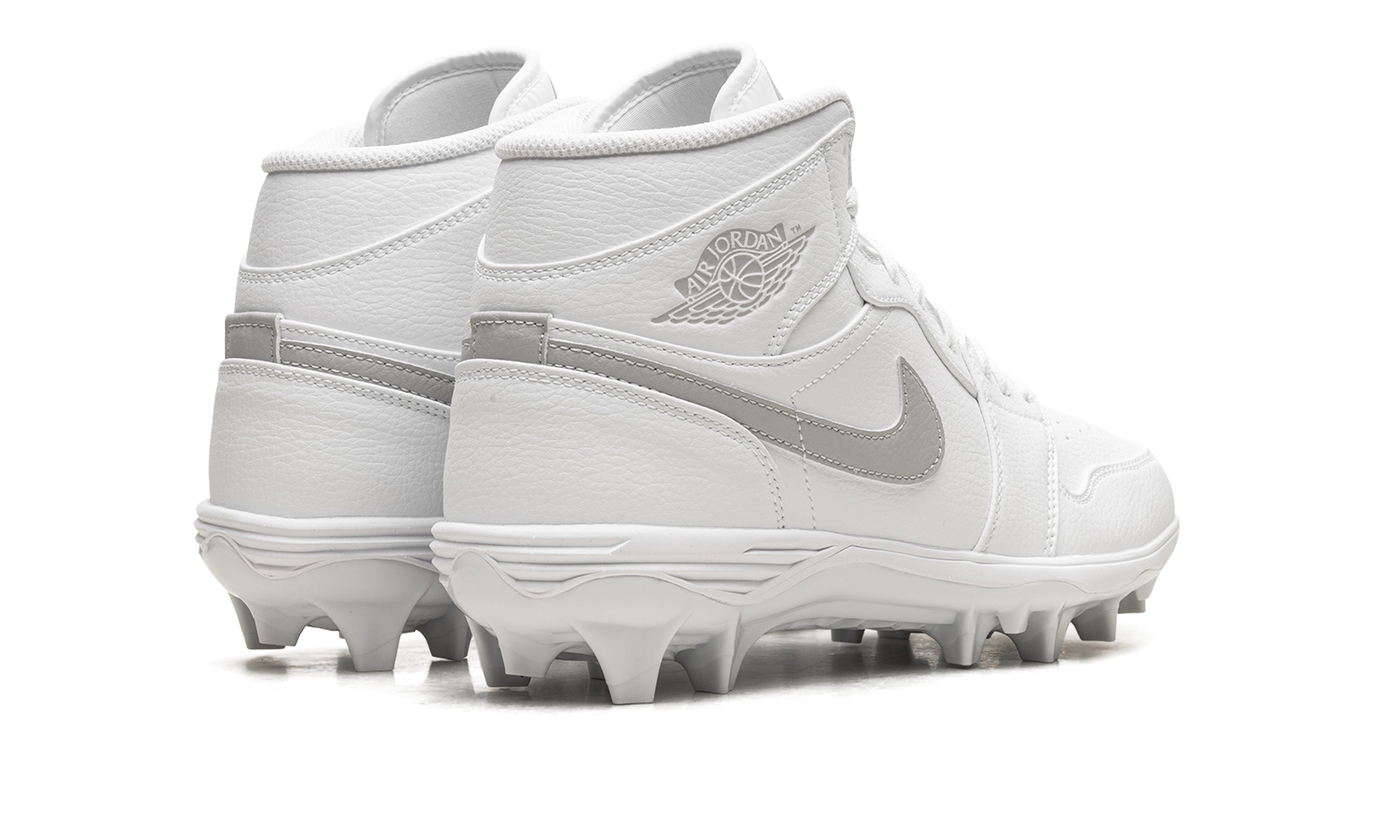 Jordan 1 Mid Td Cleat "white Grey Fog" - 3