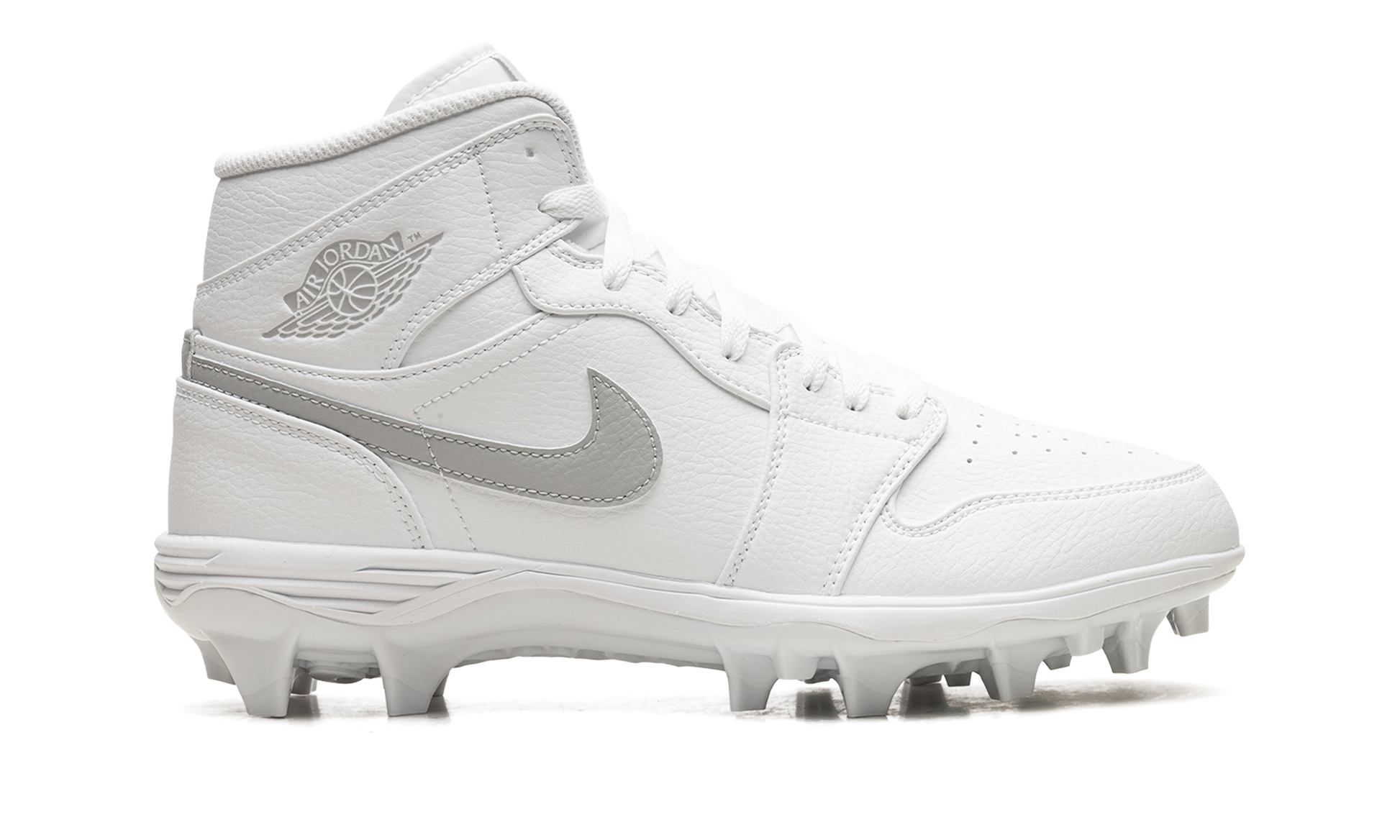 Jordan 1 Mid Td Cleat "white Grey Fog" - 6