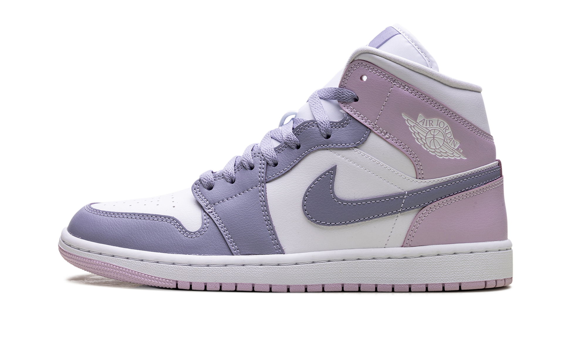 Jordan 1 Mid Wmns "indigo Haze Doll White" - 1