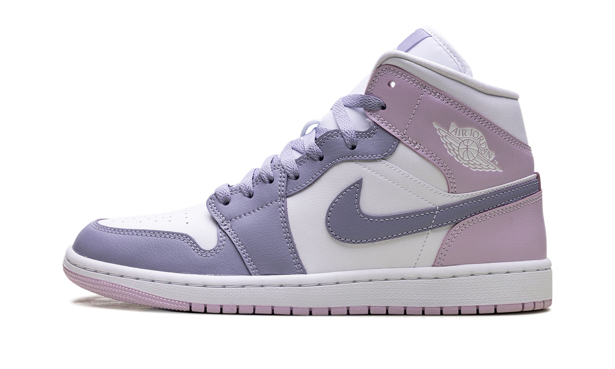 Jordan 1 Mid Wmns "indigo Haze Doll White" - 1