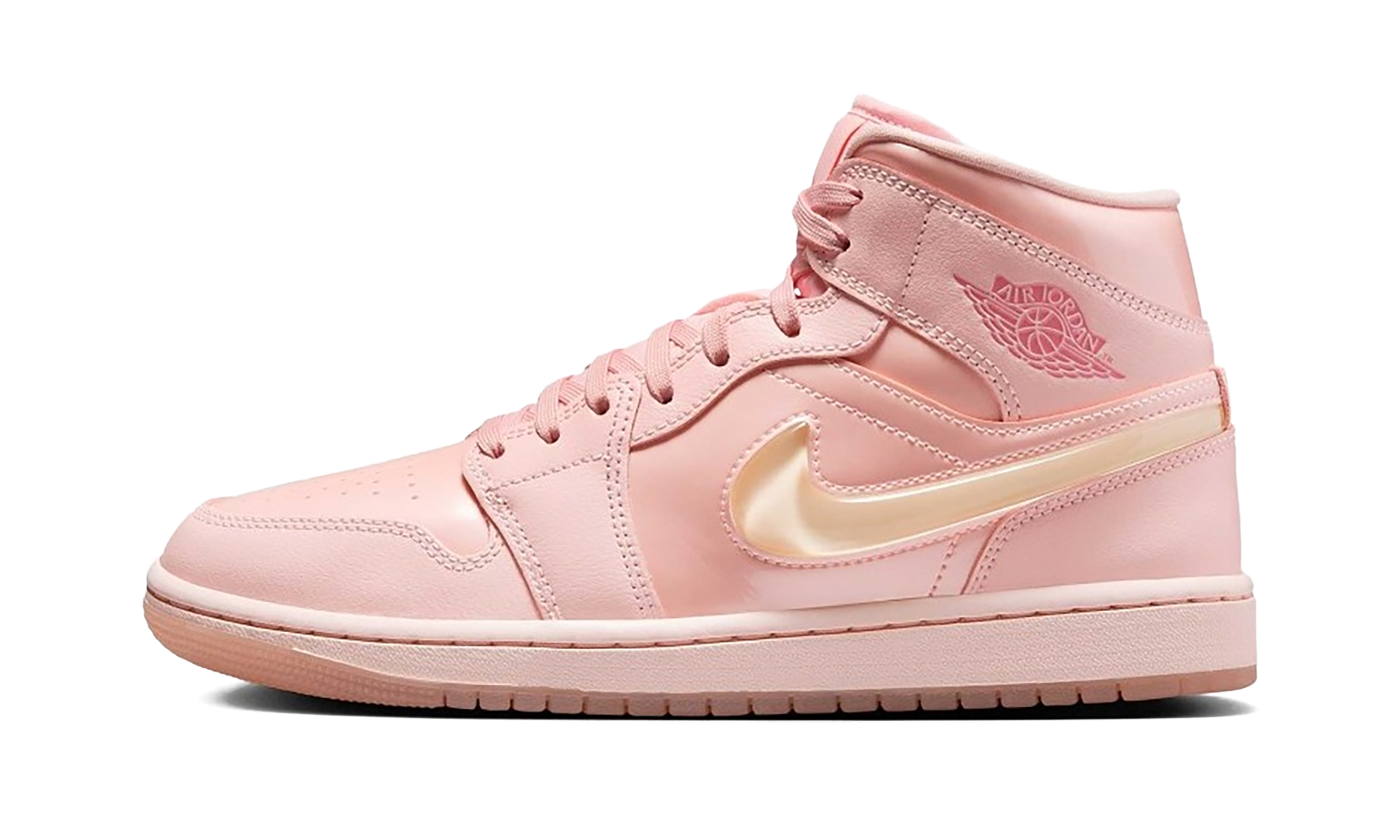 Jordan 1 Mid Wmns "patent Valentine's Day" - 1