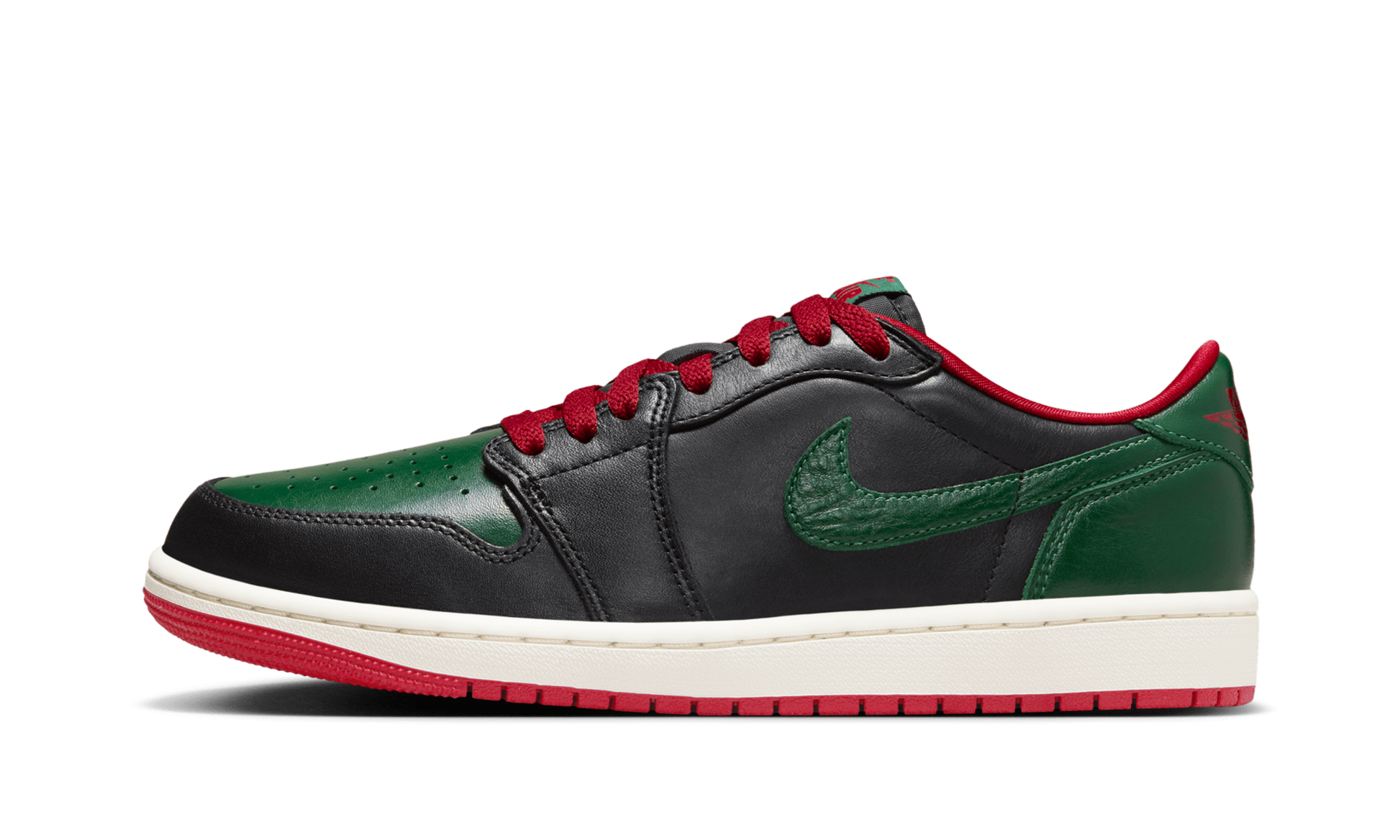 Jordan 1 Retro Low Og Wmns "black Gorge Green" - 1