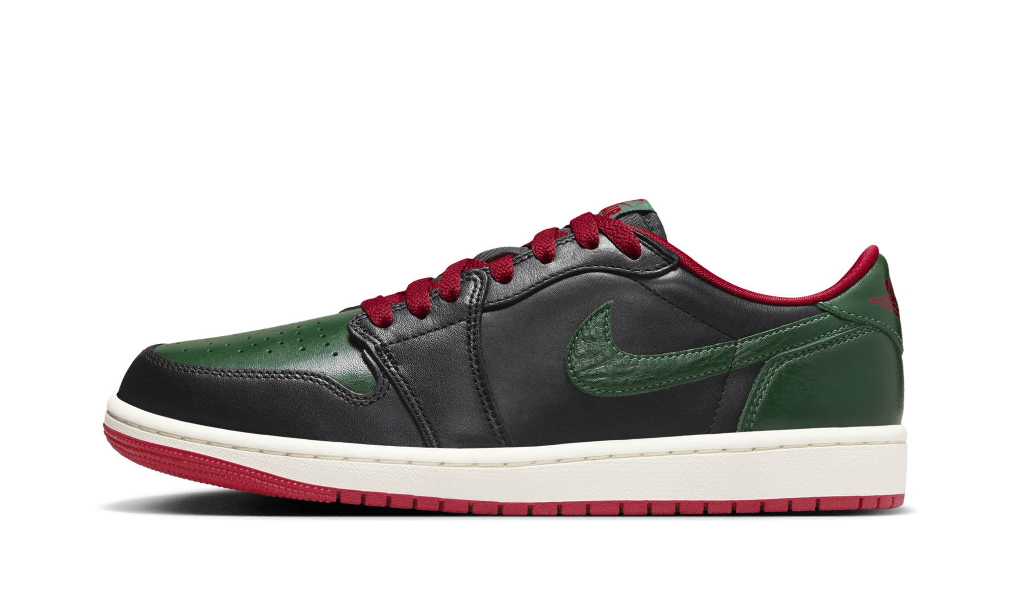 Jordan 1 Retro Low Og Wmns "black Gorge Green" - 1